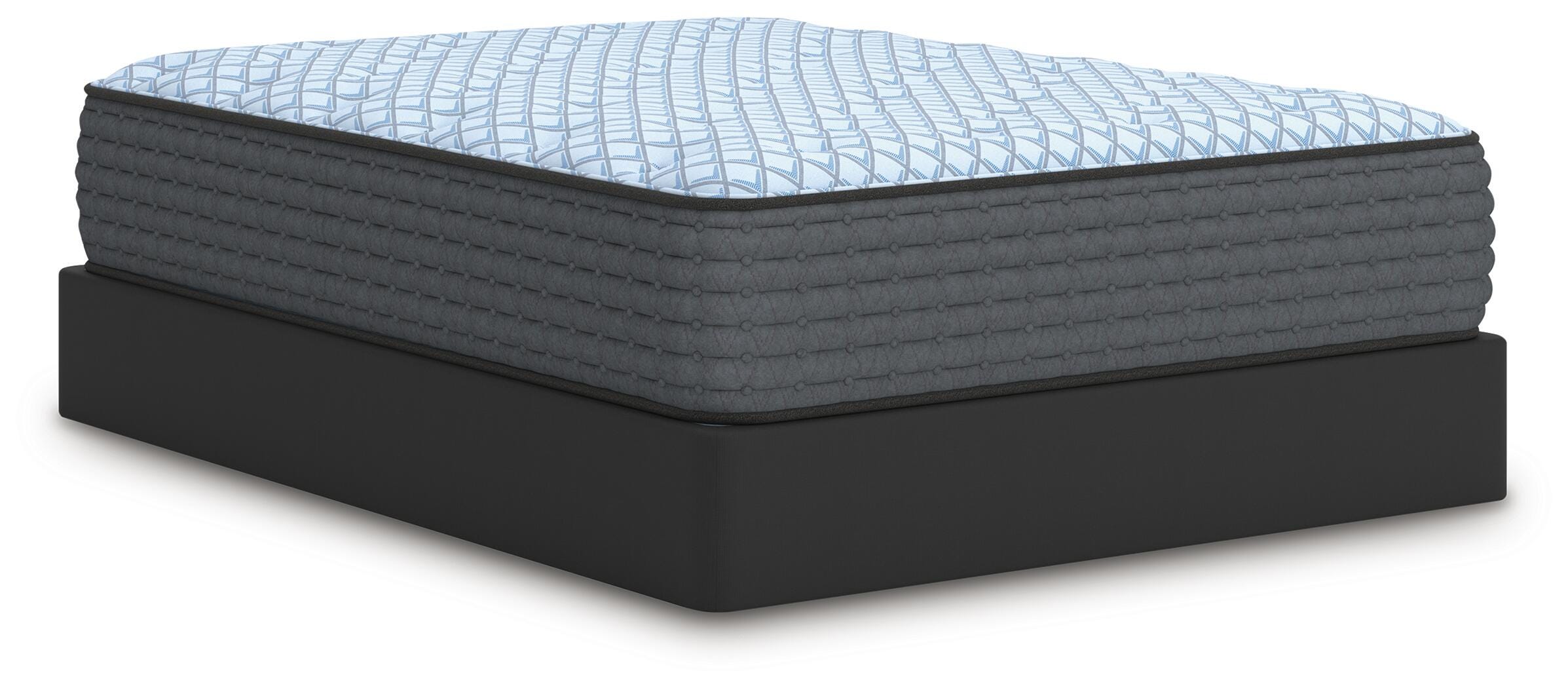 Destin Cove Plush Queen Mattress, Blue, large