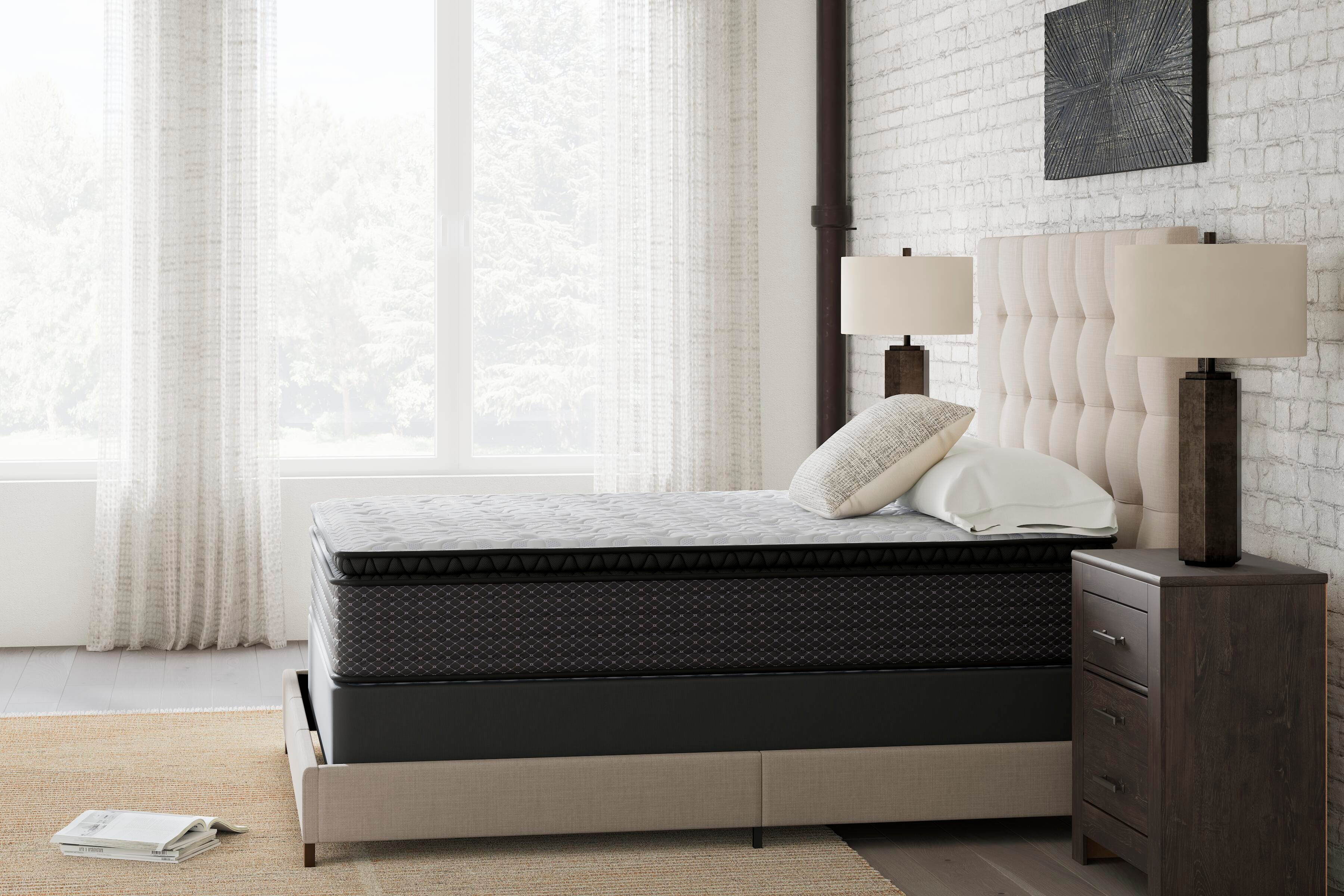 Anniversary Edition Pillowtop Queen Mattress, White, large