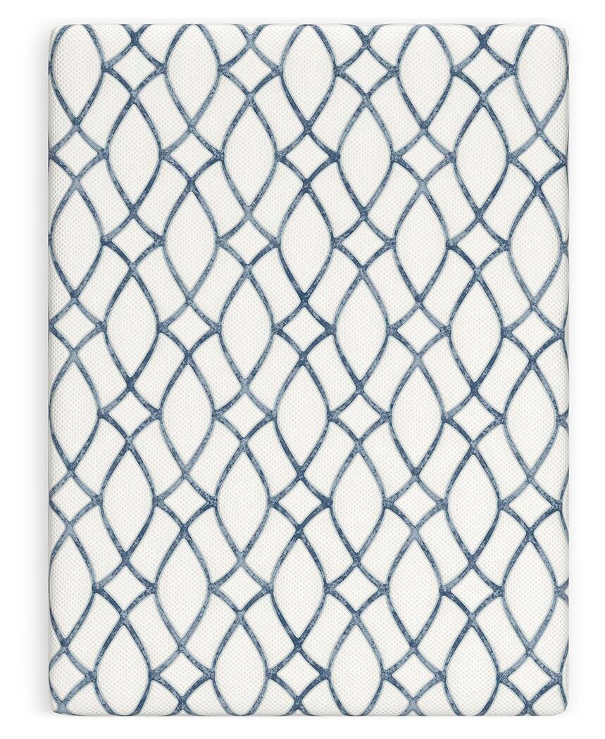 12 Inch Chime Elite 2.0 Full Mattress, White/Blue, large