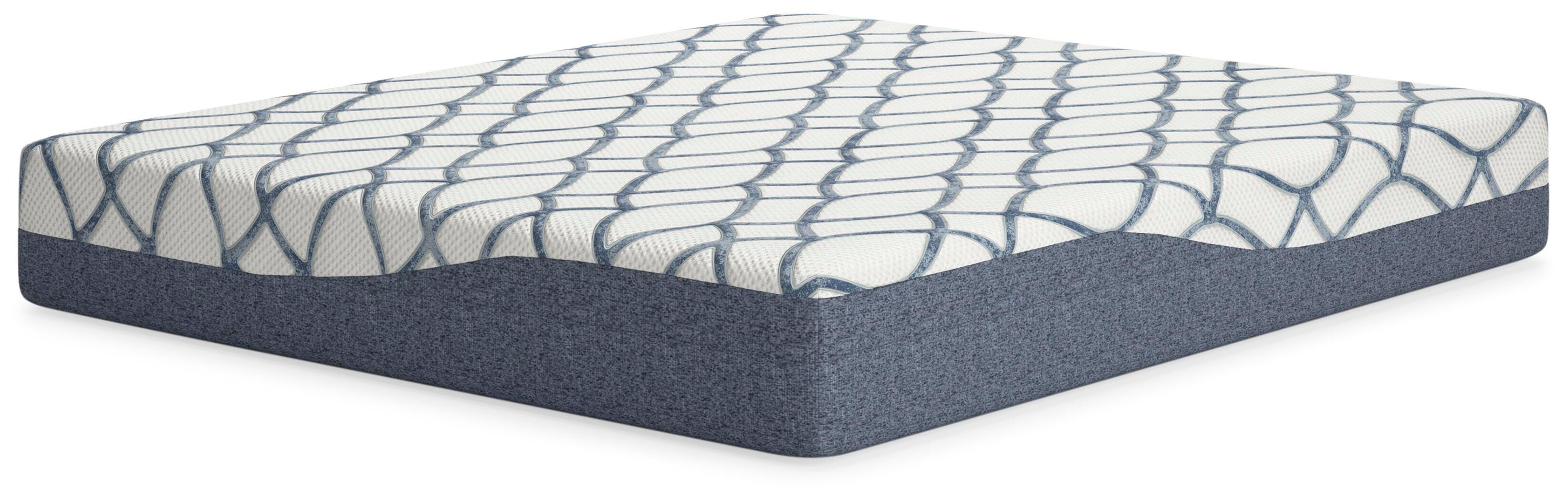 12 Inch Chime Elite 2.0 California King Mattress, White/Blue, large