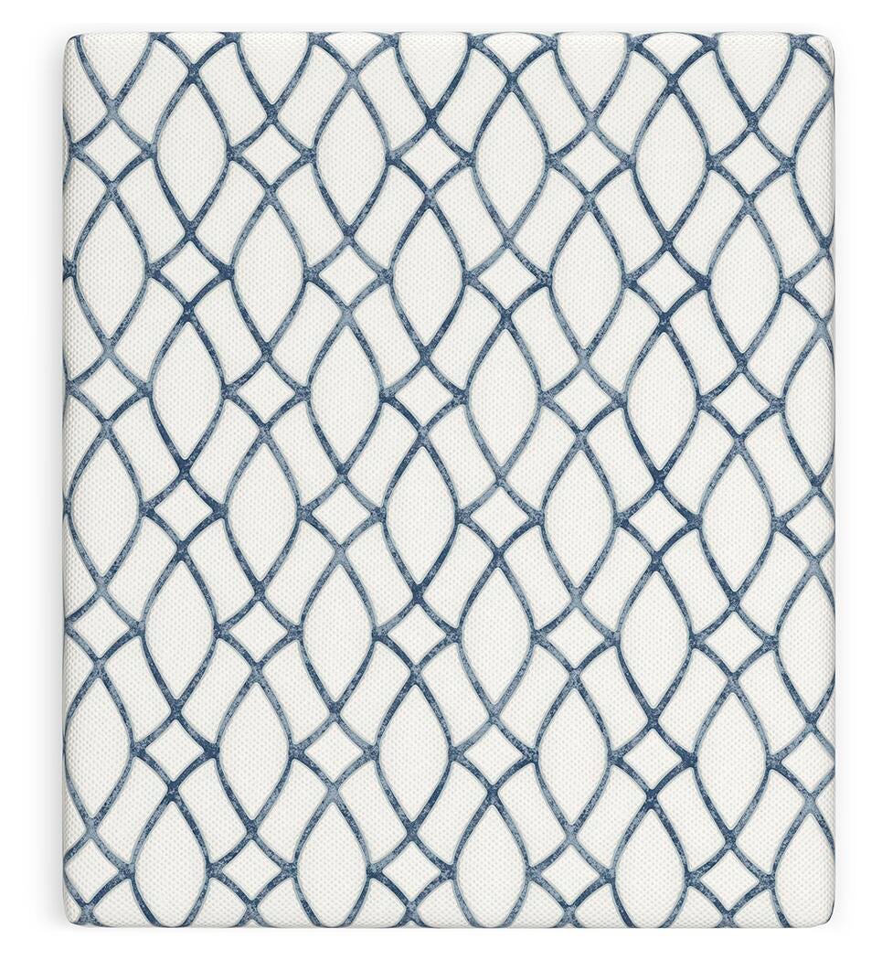 12 Inch Chime Elite 2.0 California King Mattress, White/Blue, large
