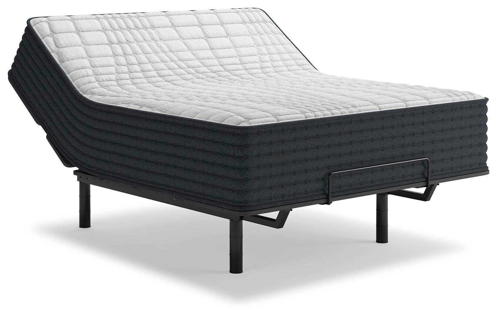 Hybrid 1300 California King Mattress, White, large