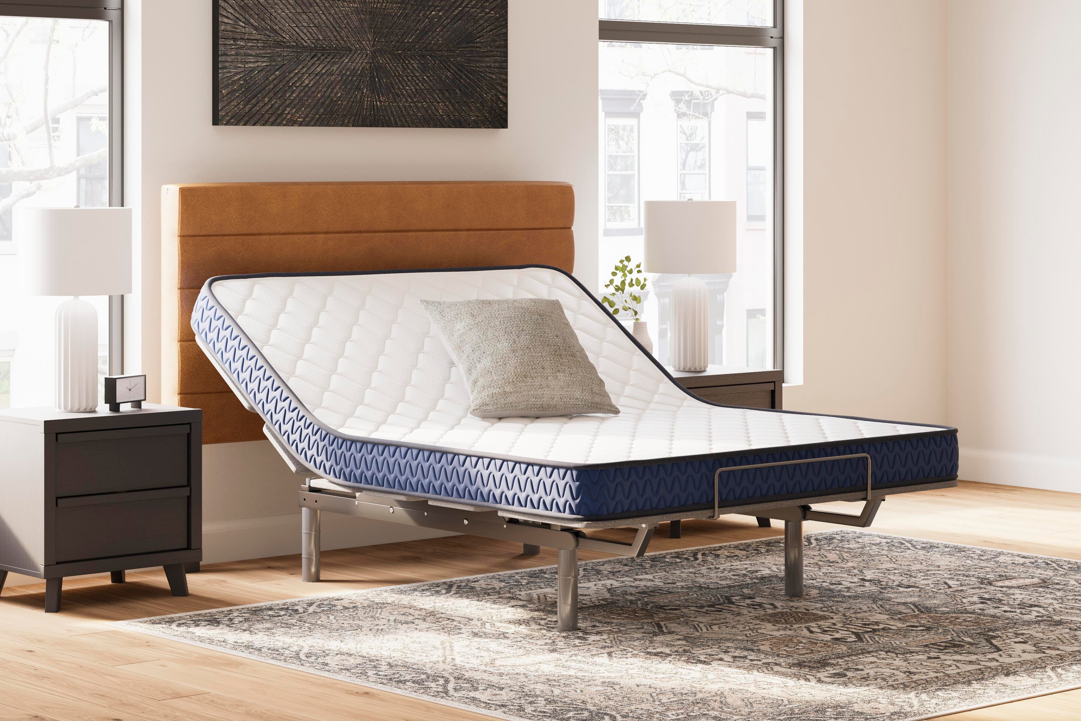 Ashley Firm Twin Mattress, White, large