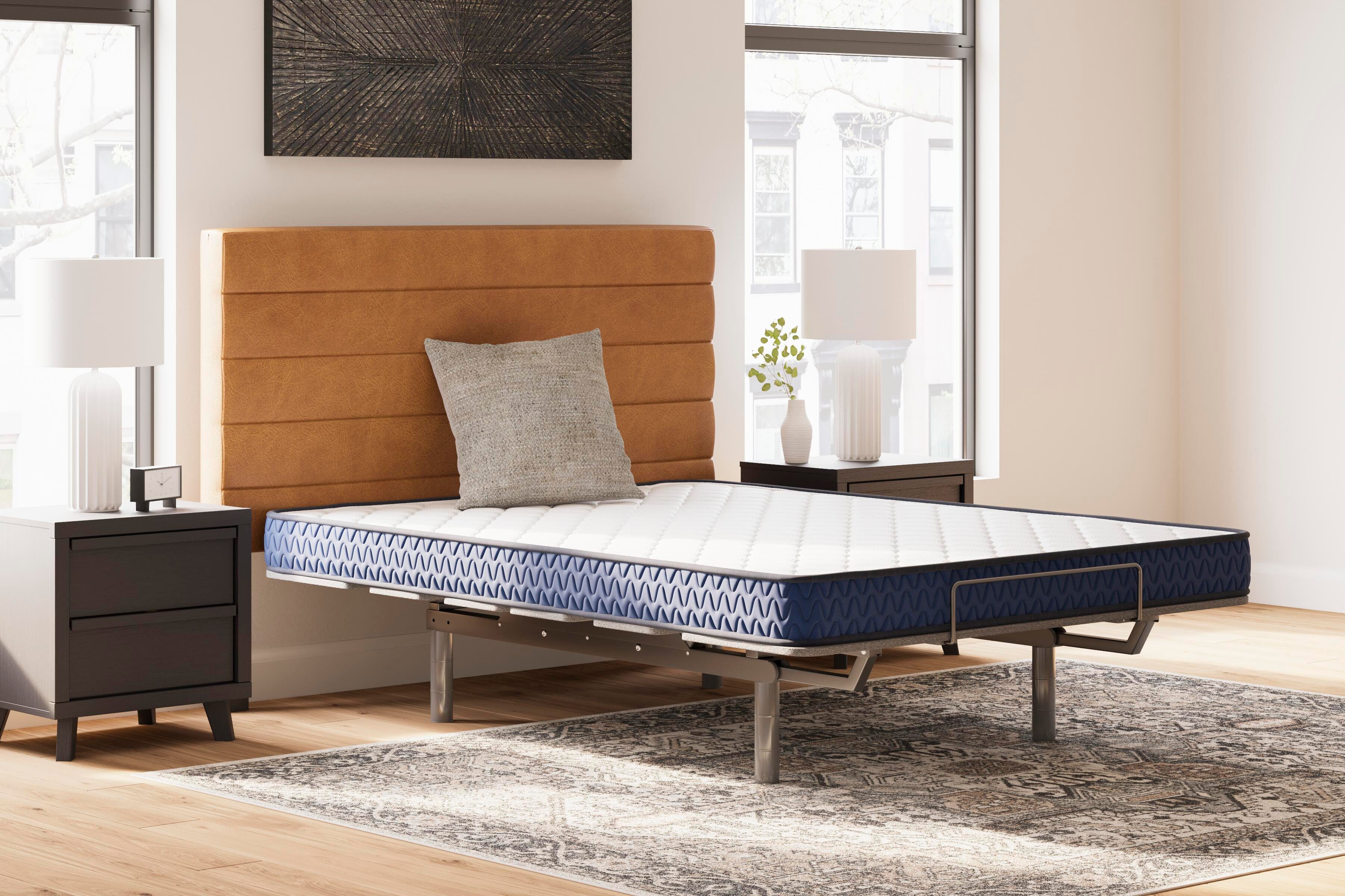 Ashley Firm Twin Mattress, White, large