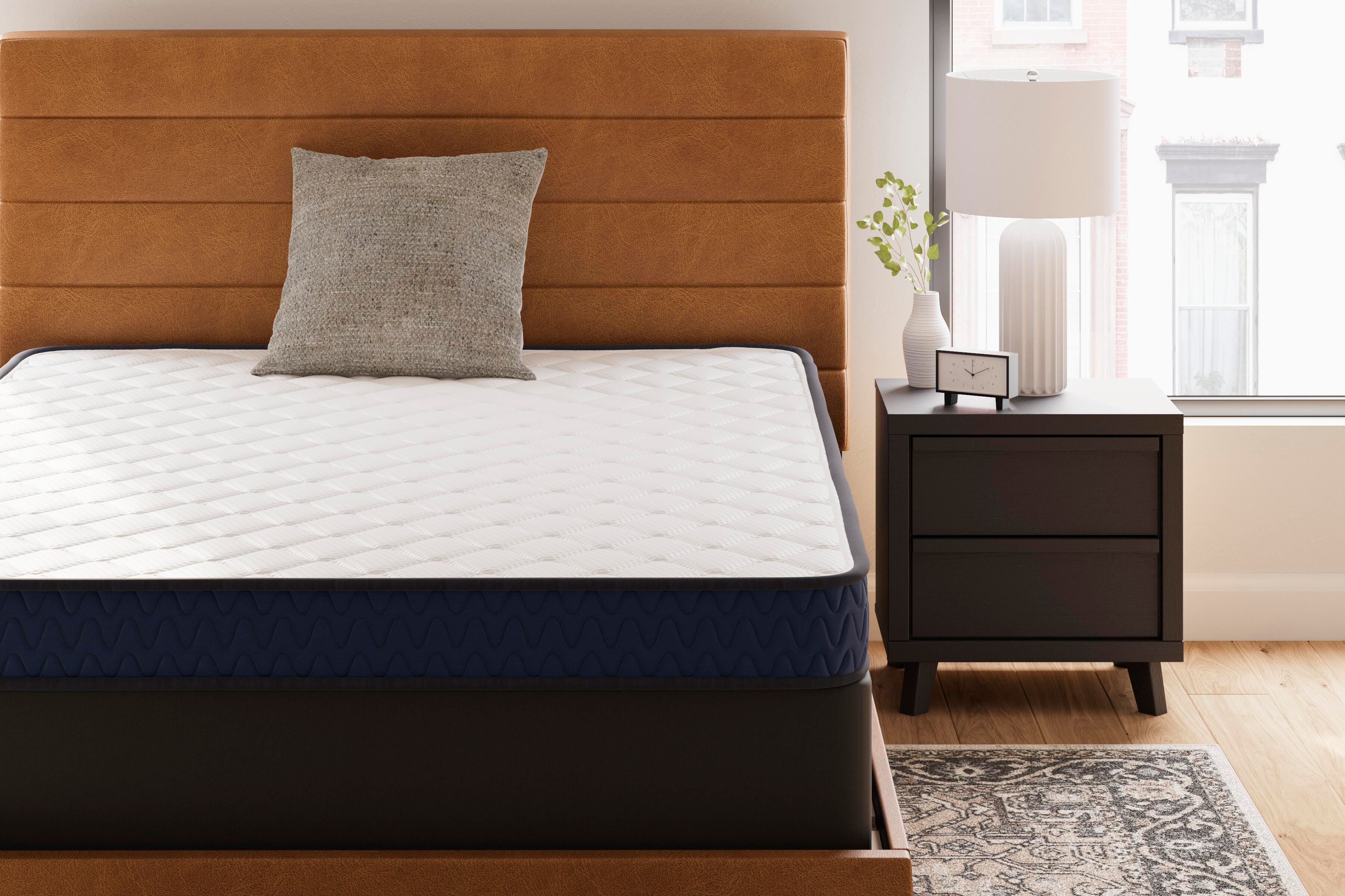 Ashley Firm Twin Mattress, White, large