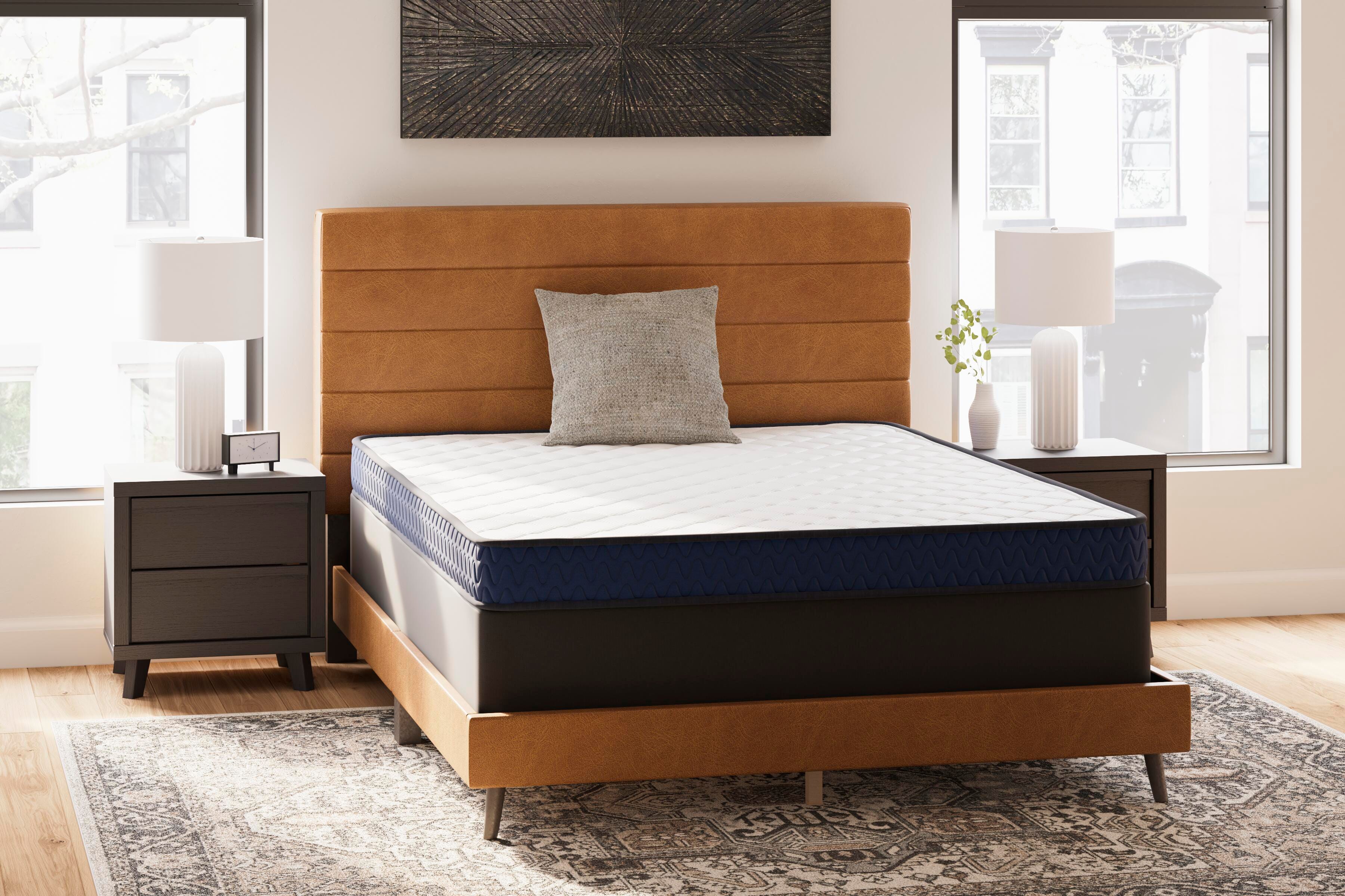Ashley Firm Twin Mattress, White, large
