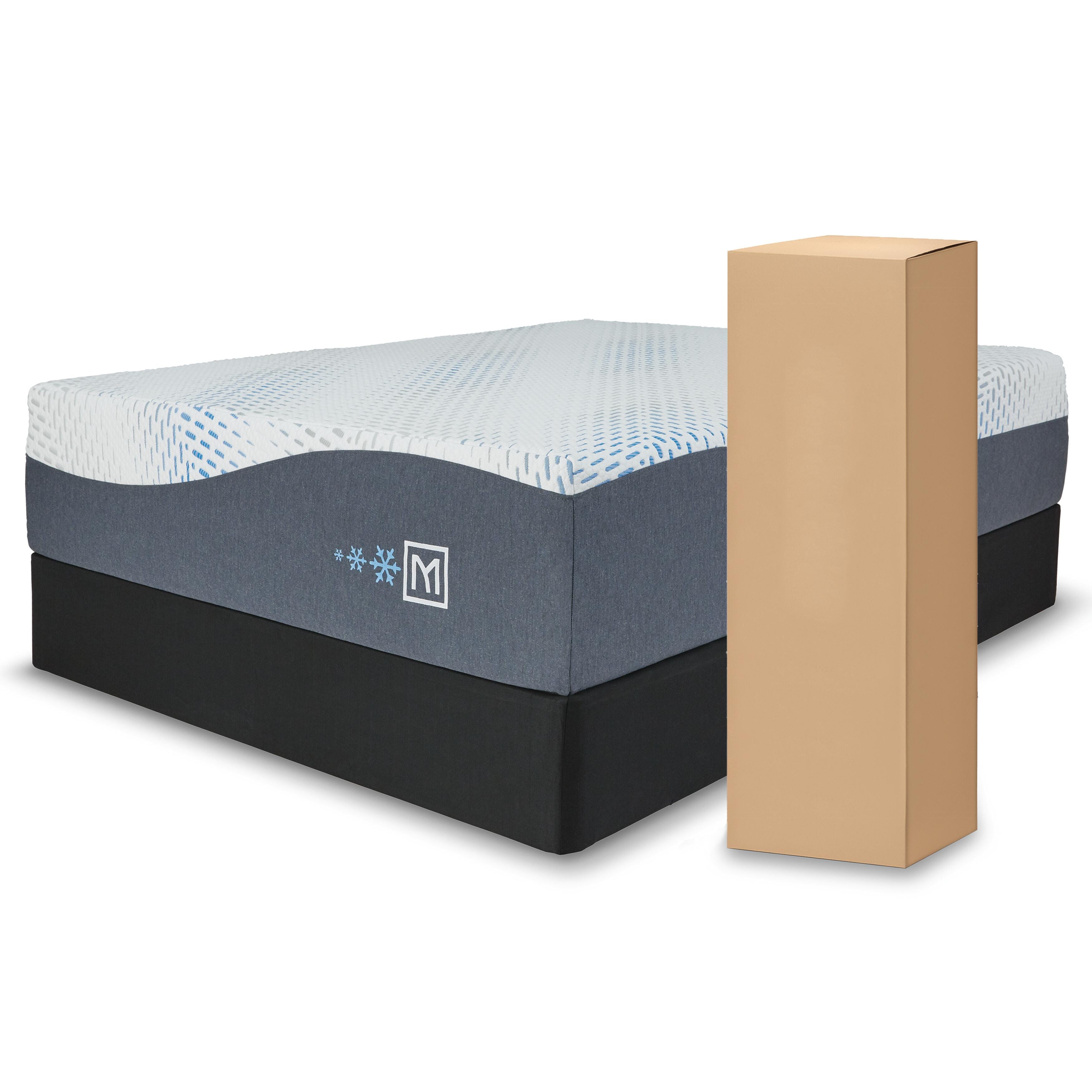 Millennium Luxury Gel Memory Foam Queen Mattress, White, large
