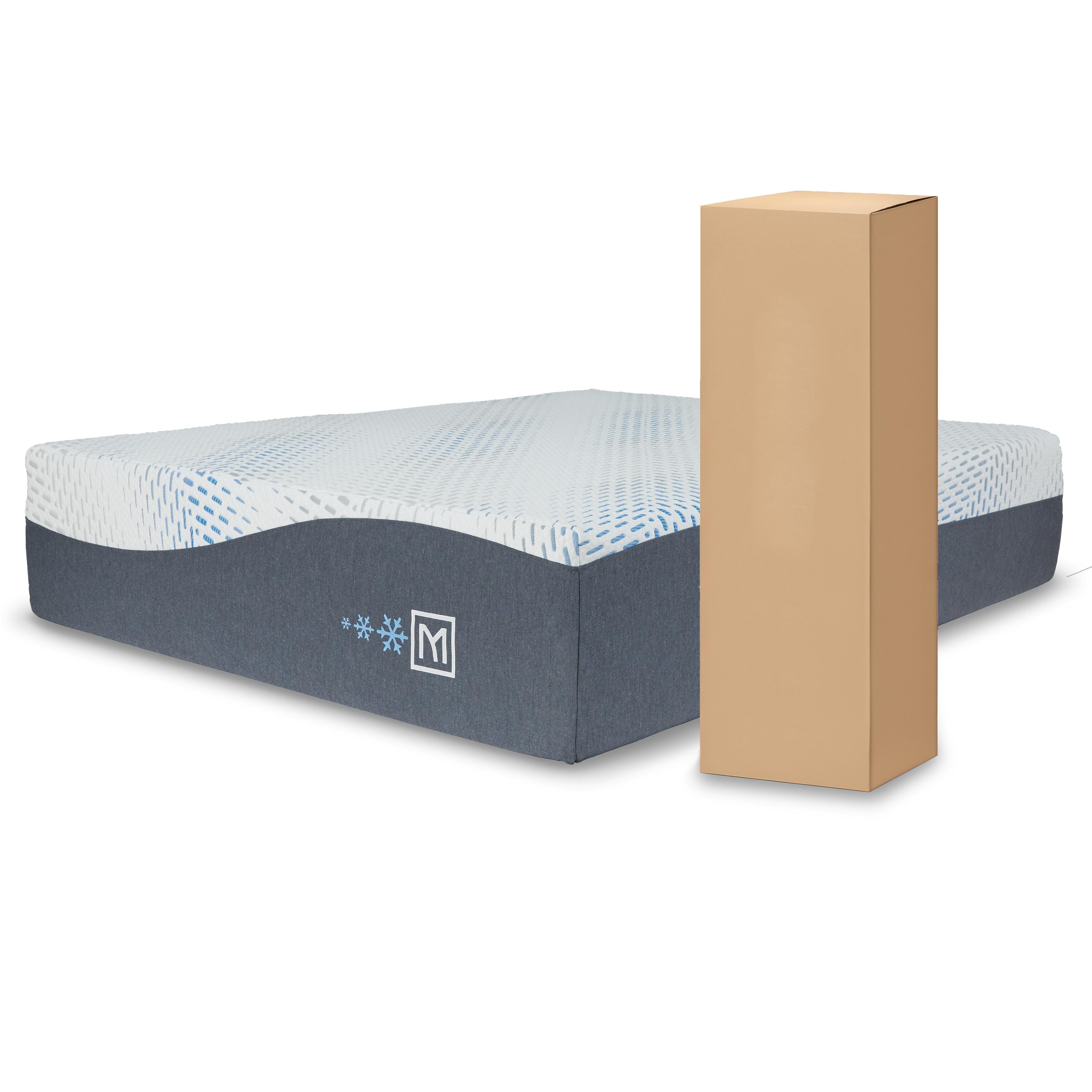 Millennium Luxury Gel Memory Foam Queen Mattress, White, large