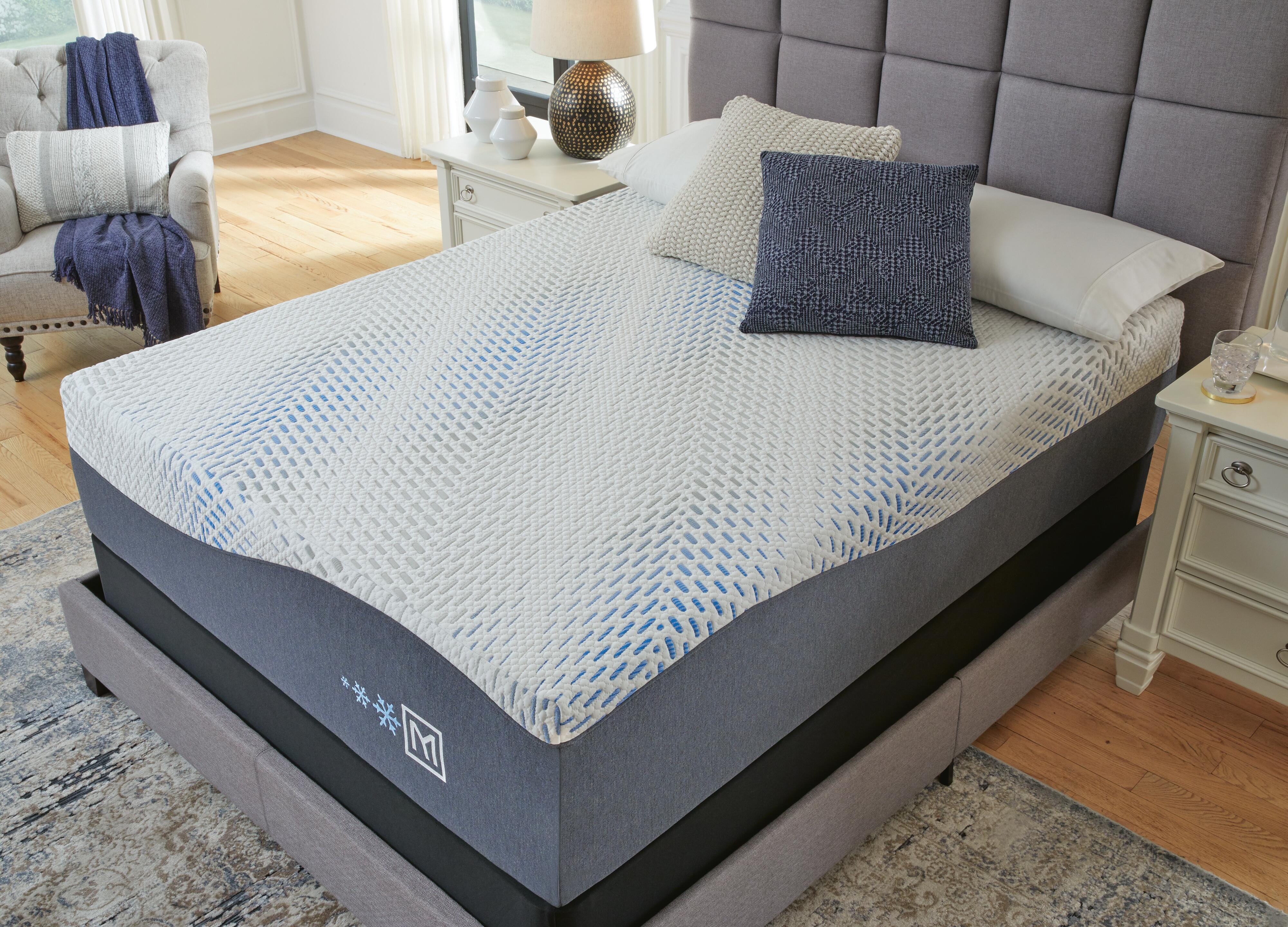 Millennium Cushion Firm Gel Memory Foam Hybrid Twin XL Mattress, White, large