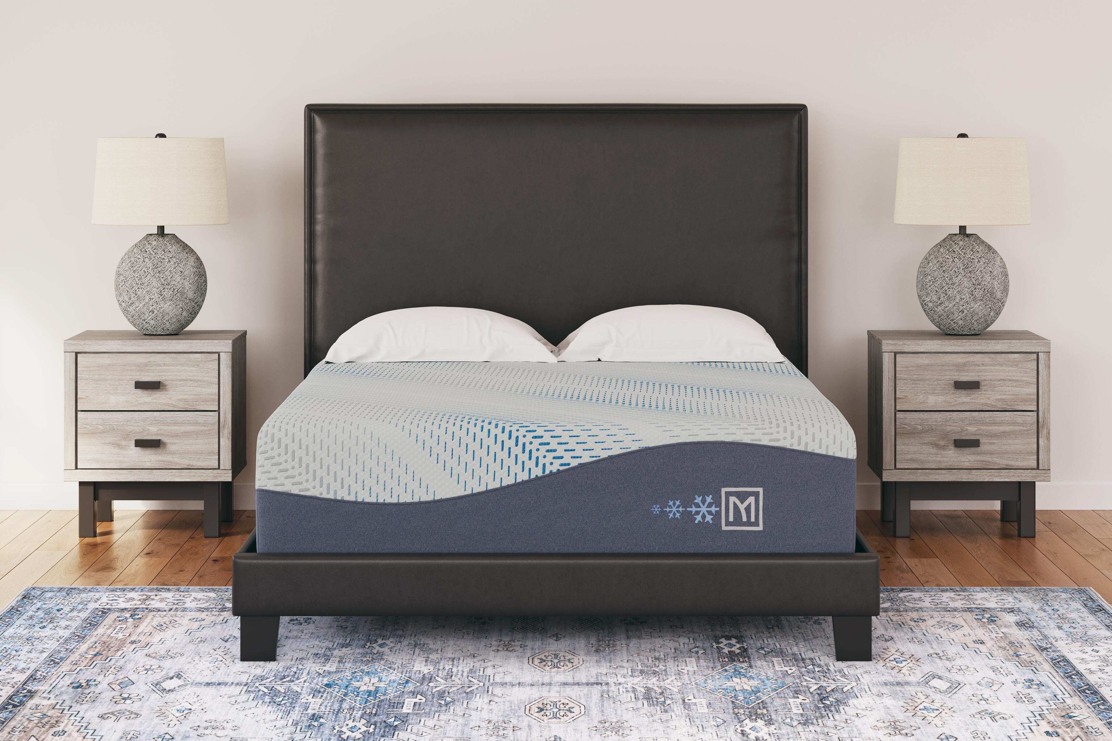 Millennium Cushion Firm Gel Memory Foam Hybrid Queen Mattress - image 1