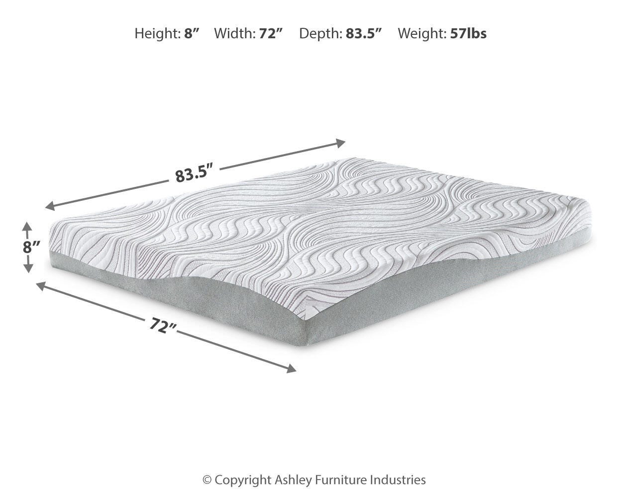 8 Inch Memory Foam Dimensions