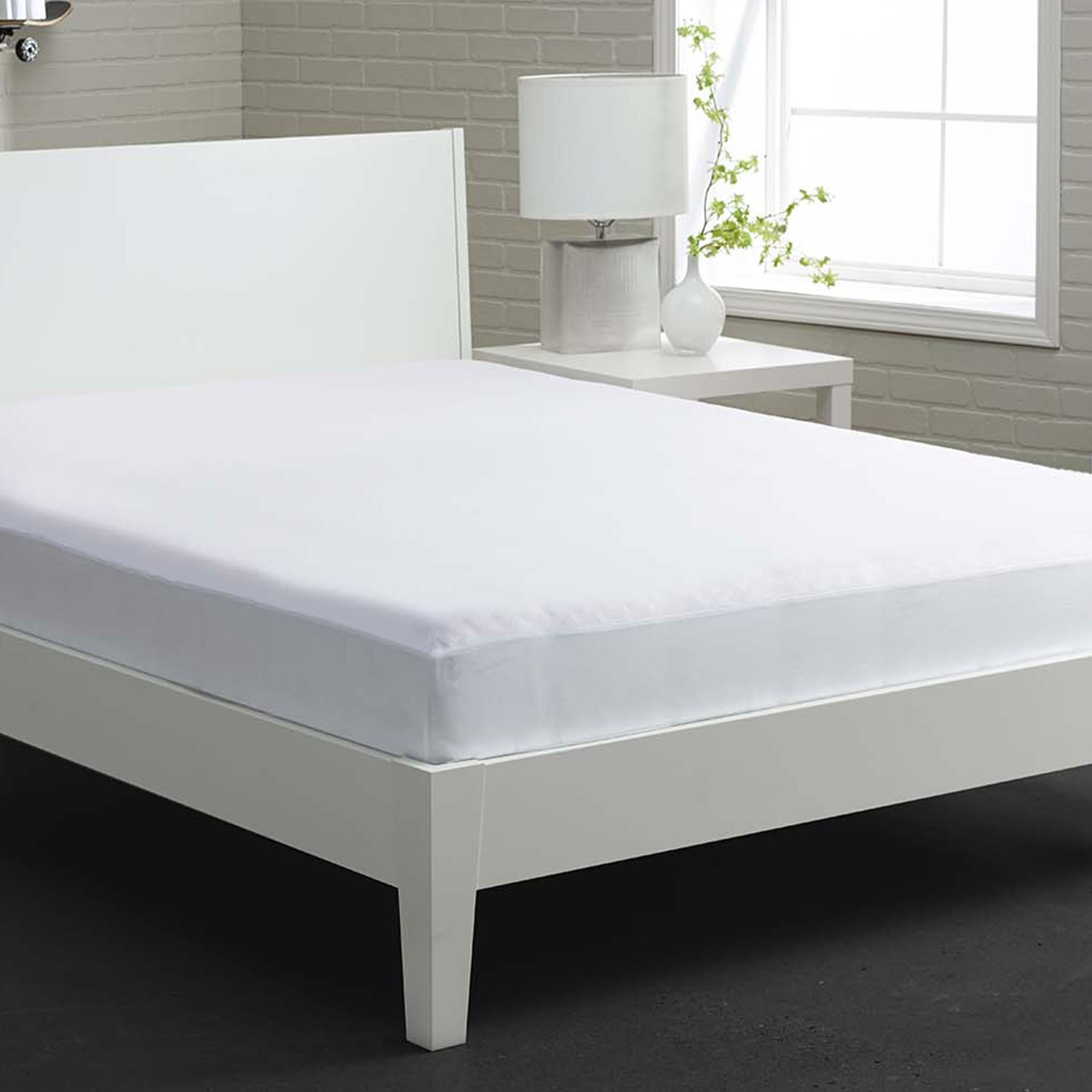 Bedgear Basic Mattress Protector, White, large