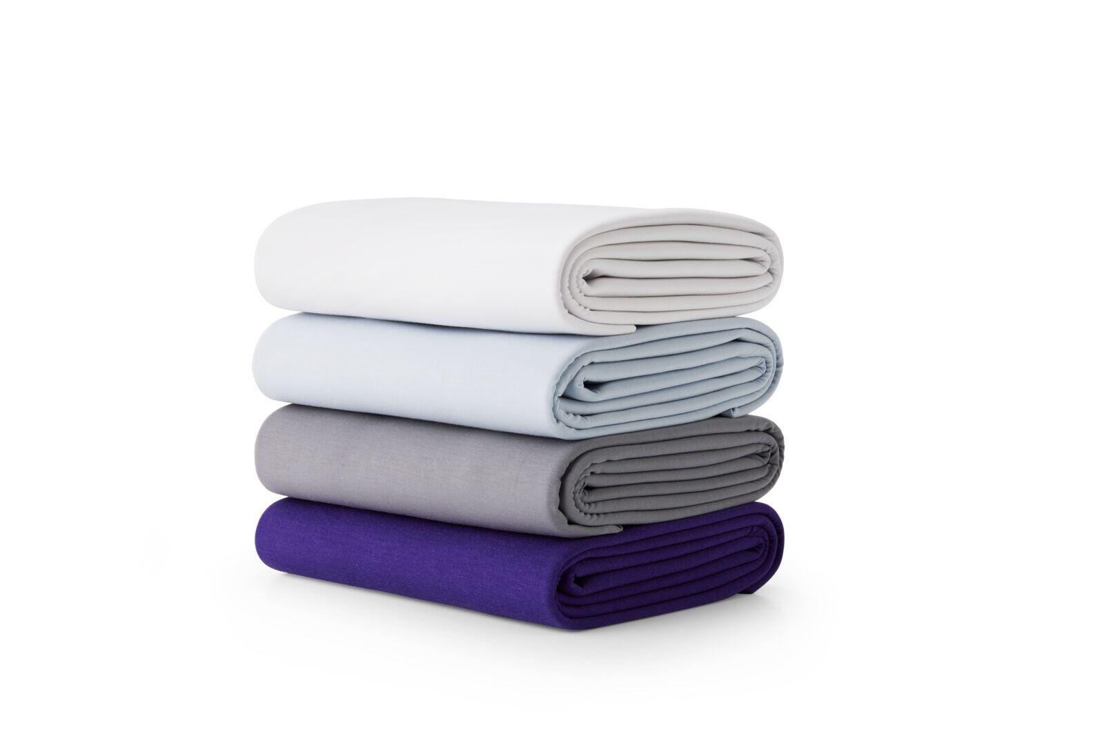 Purple&reg;&nbsp; SoftStretch Sheets Full, Light Blue, rollover