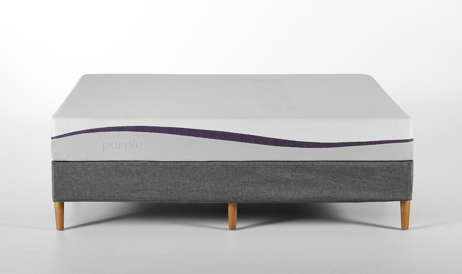 Purple®  Full Mattress, Gray/White, large