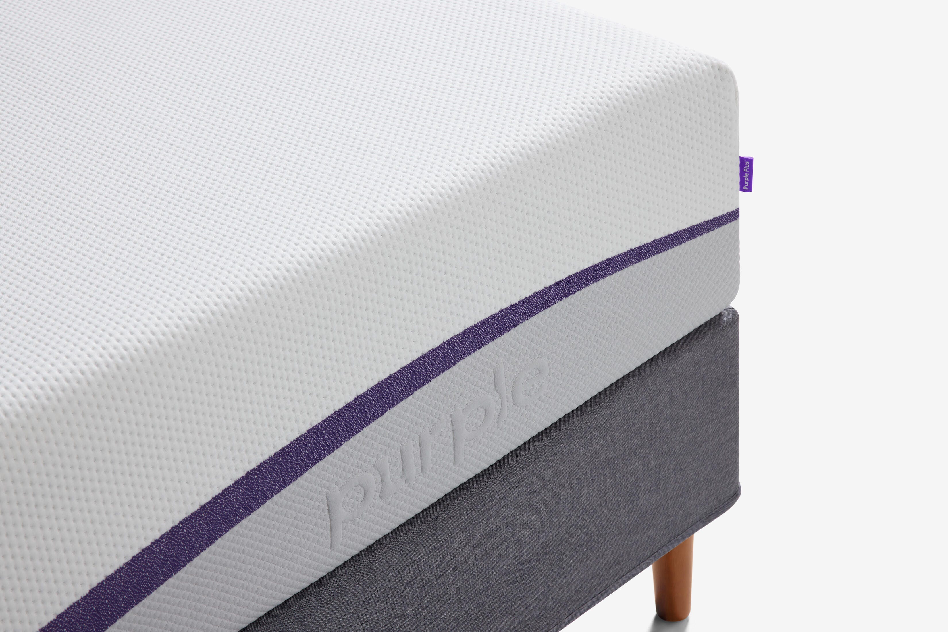 Purple® Plus Twin Mattress, Gray/White, large