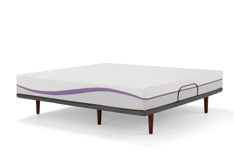 The Purple Ascent Adjustable Base - Twin XL, Gray, large