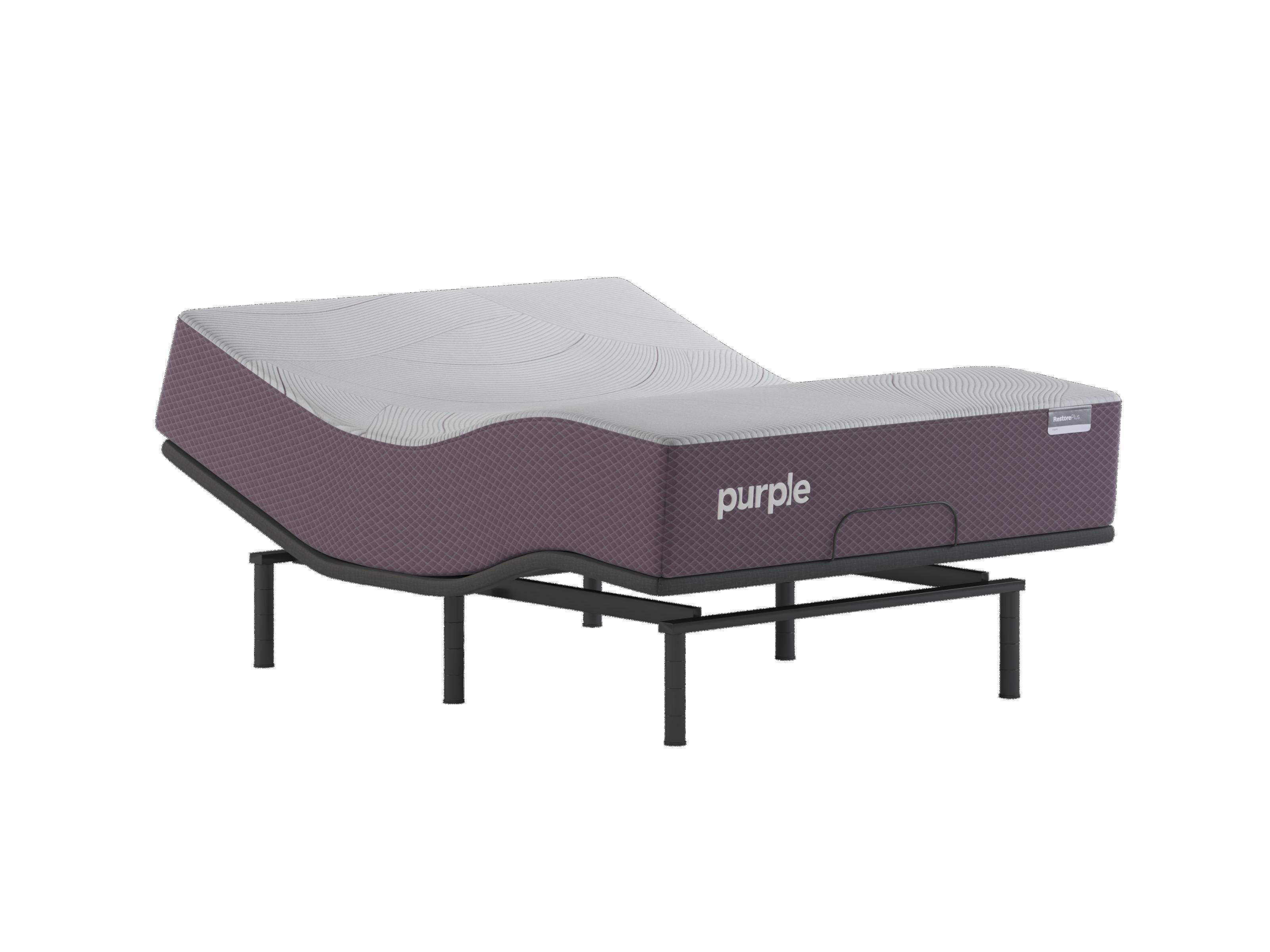 Purple Premium Twin XL Smart Base, Dark Gray, large