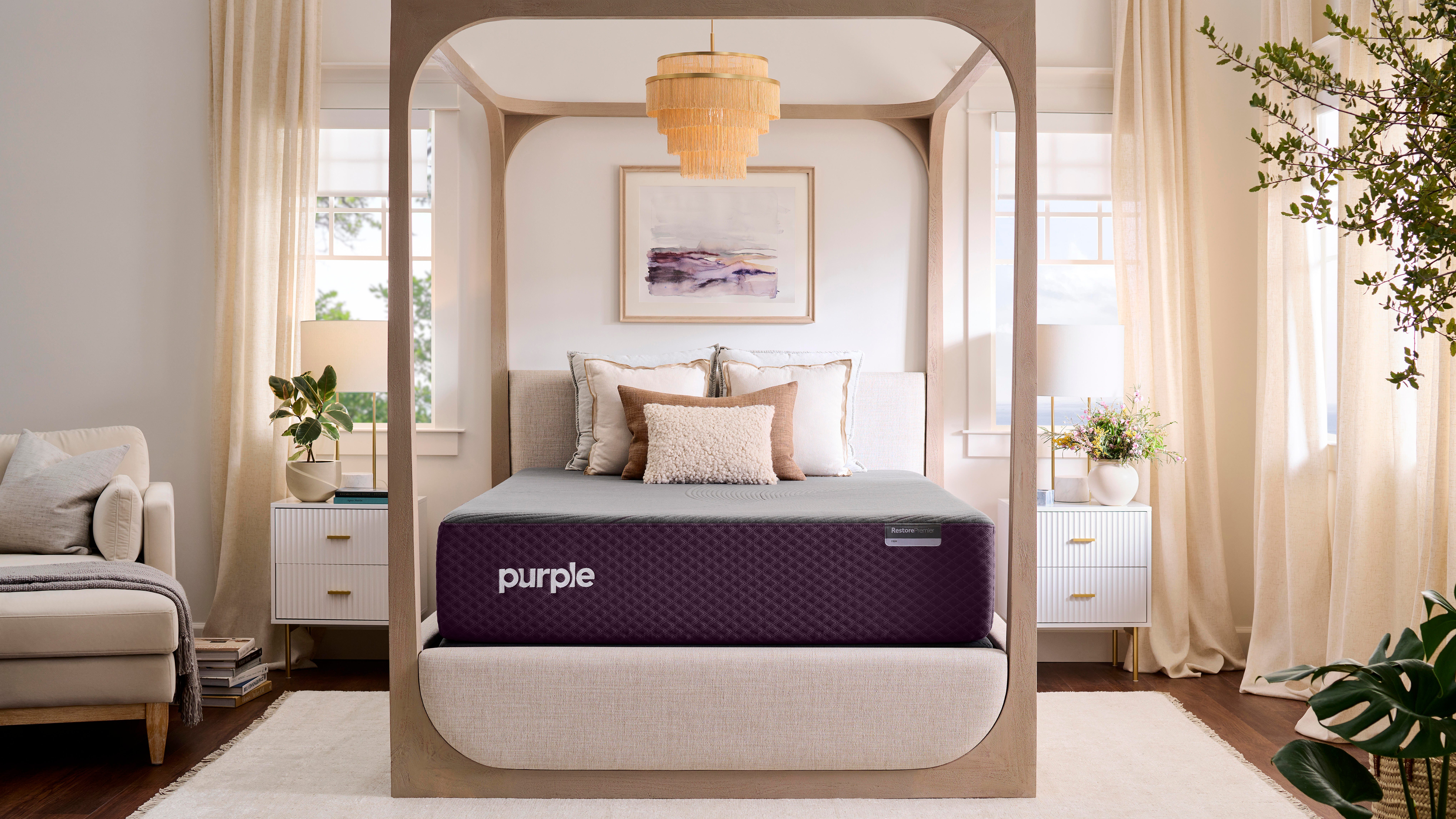 Purple&reg; Restore Premier Soft King Mattress, Purple, large