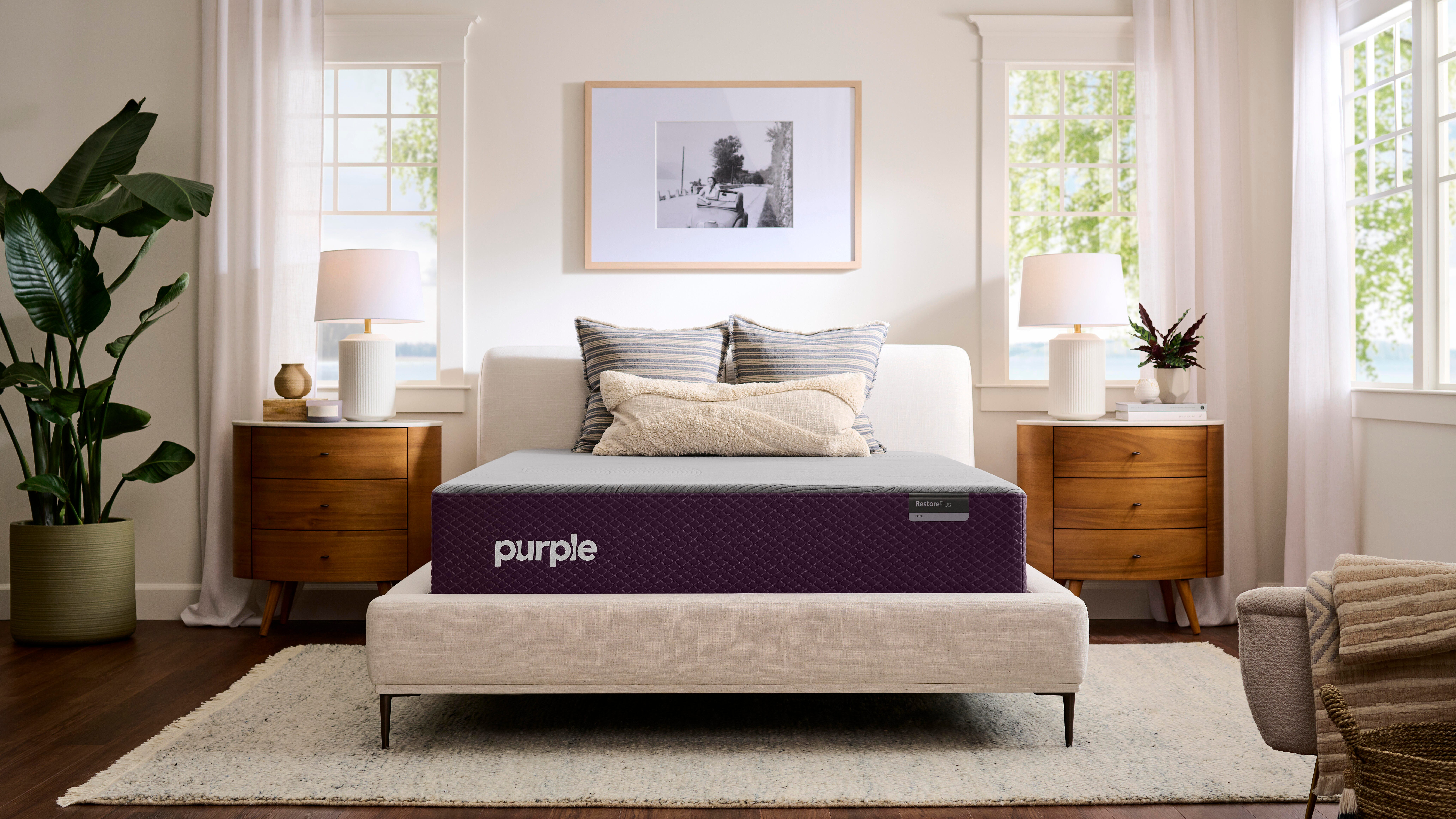 Purple&reg; Restore Plus Soft King Mattress, Purple, large