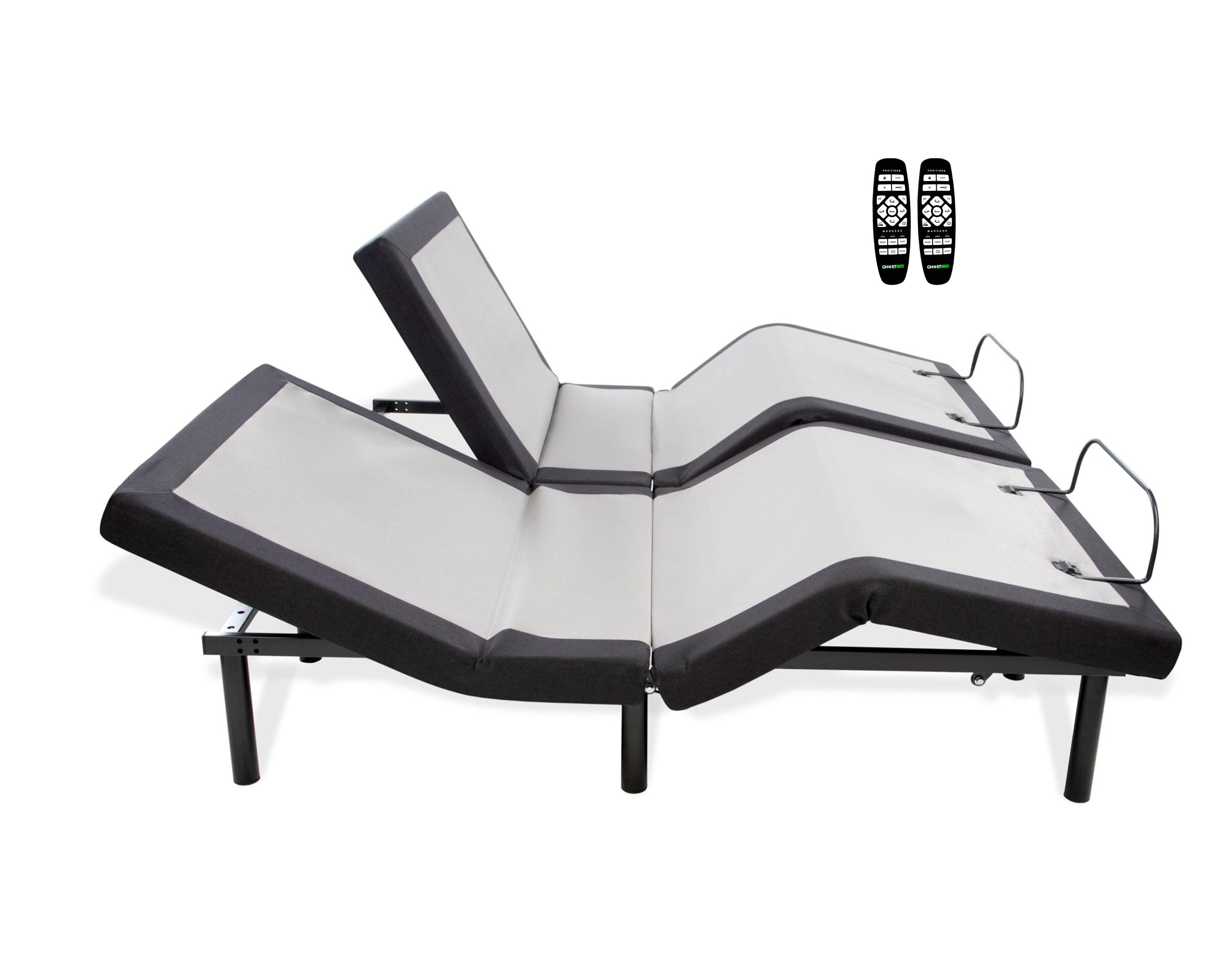 GhostBed Adjustable Bed Frame and Power Base, Black, large