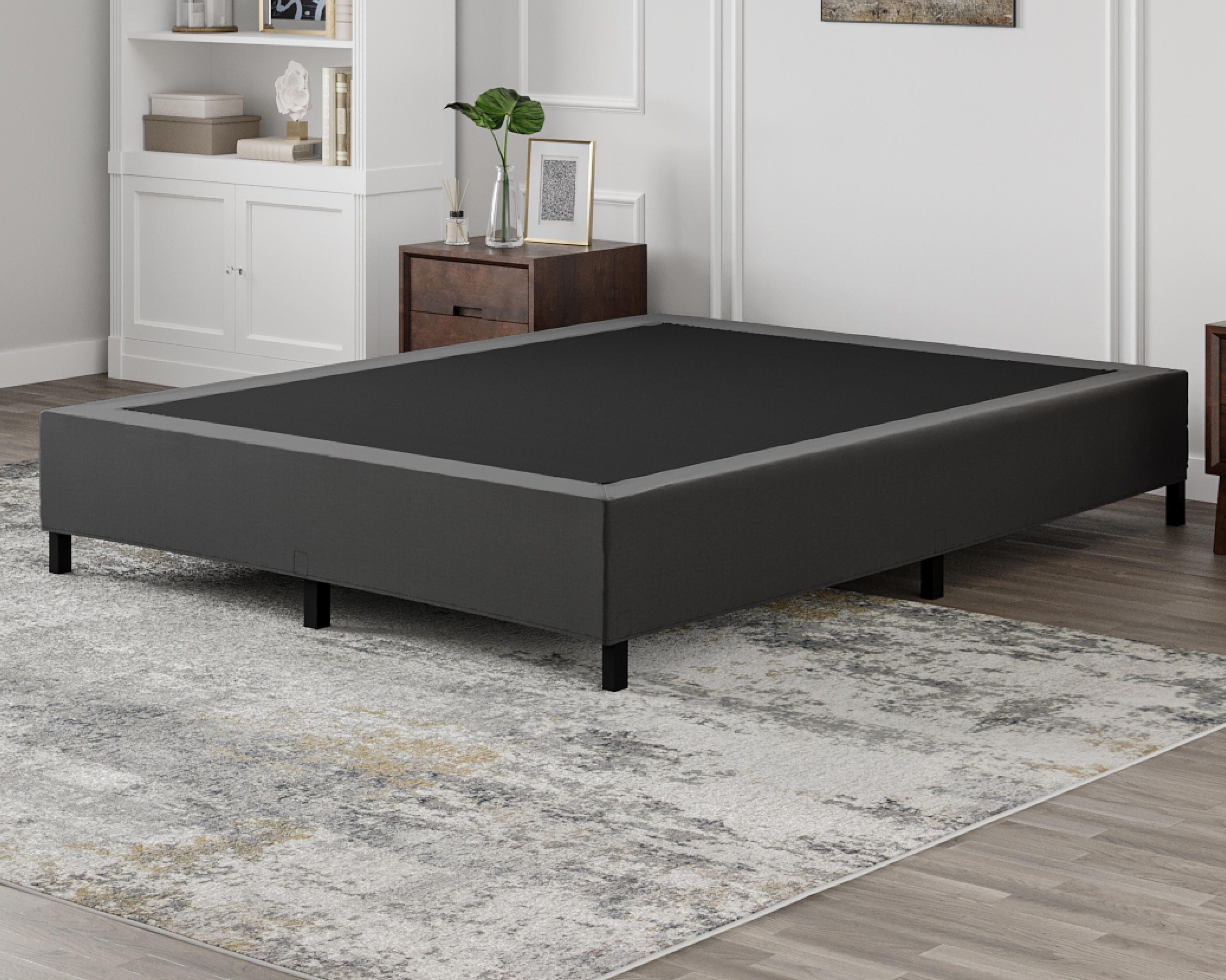 GhostBed All in One Metal Foundation, Black, large