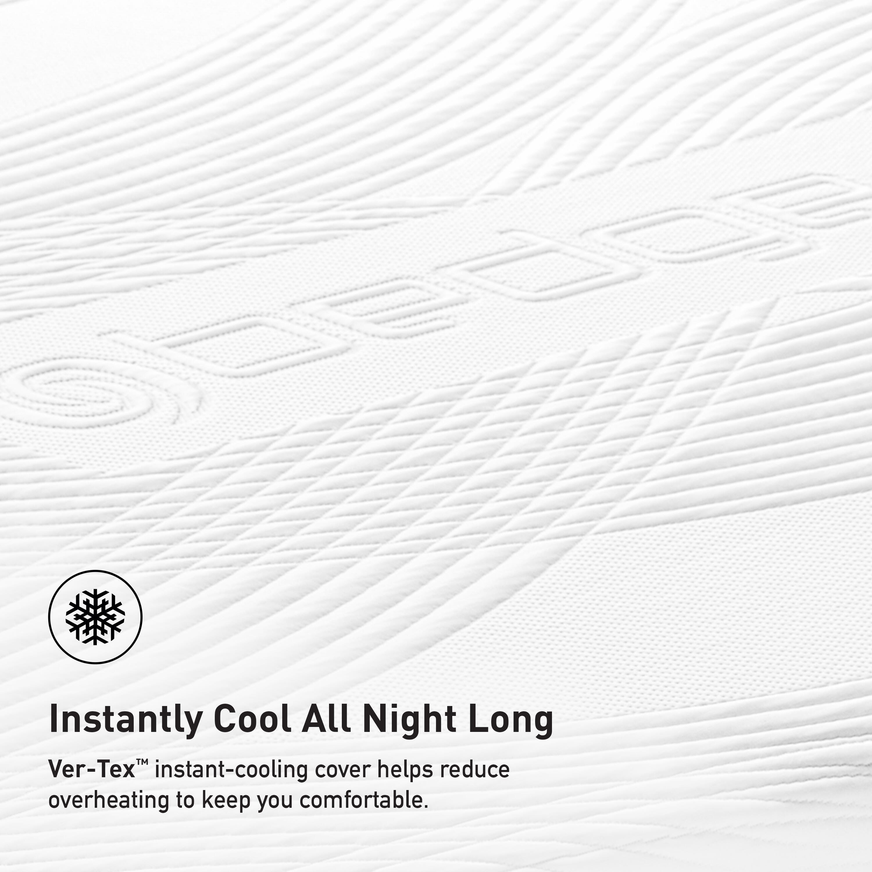 Bedgear H4 Performance Hybrid Split Head King Mattress, White, large