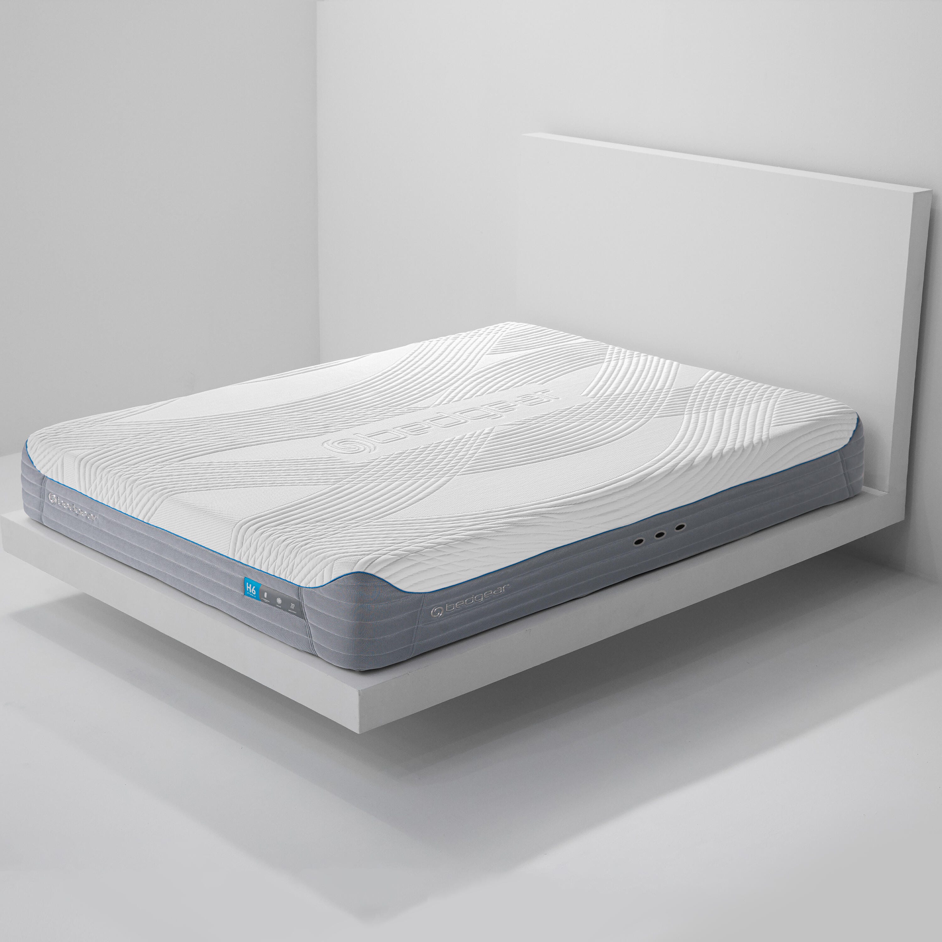 Bedgear H6 Performance Hybrid Twin XL Mattress, White, large