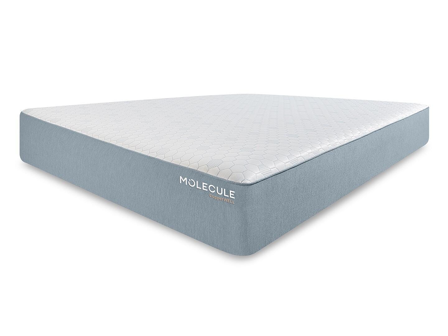 CopperWELL Medium Gel Memory Foam 12 Inch Twin Mattress, White
