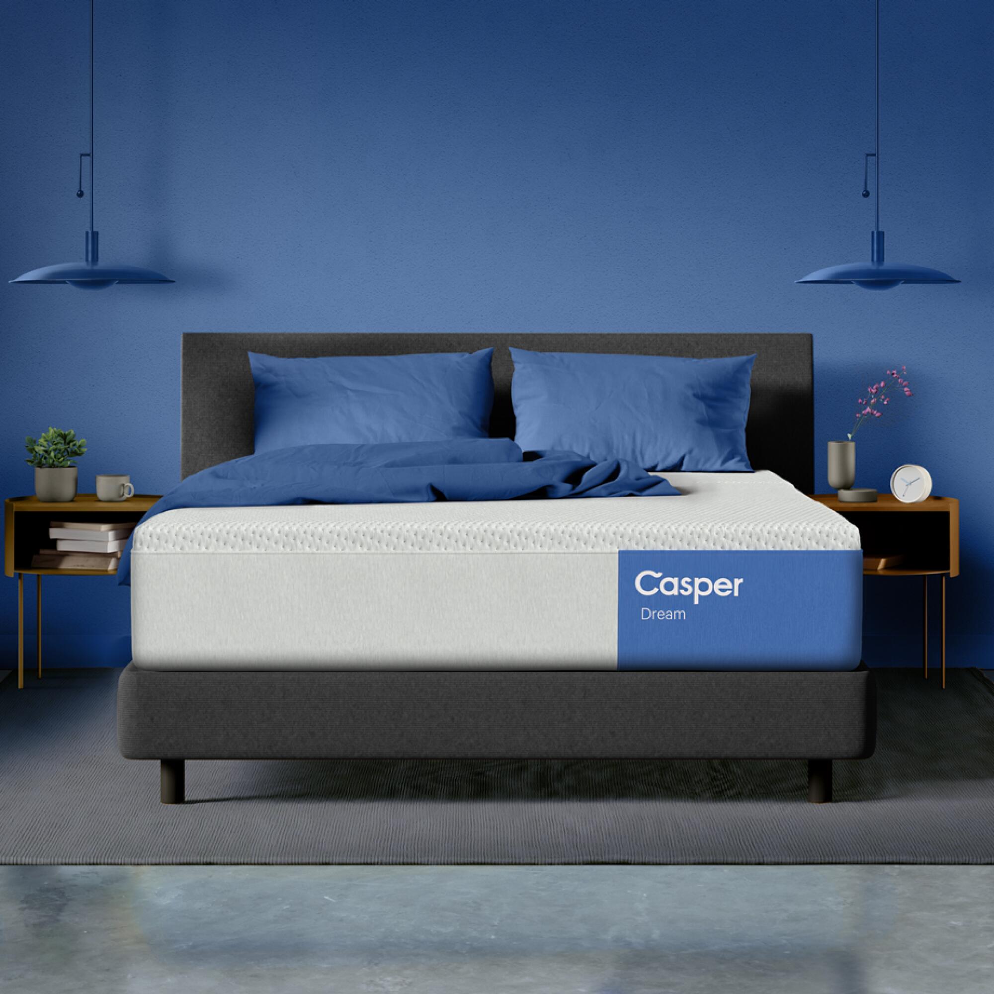 Casper Dream 3.0 Queen Mattress, White/Blue, large