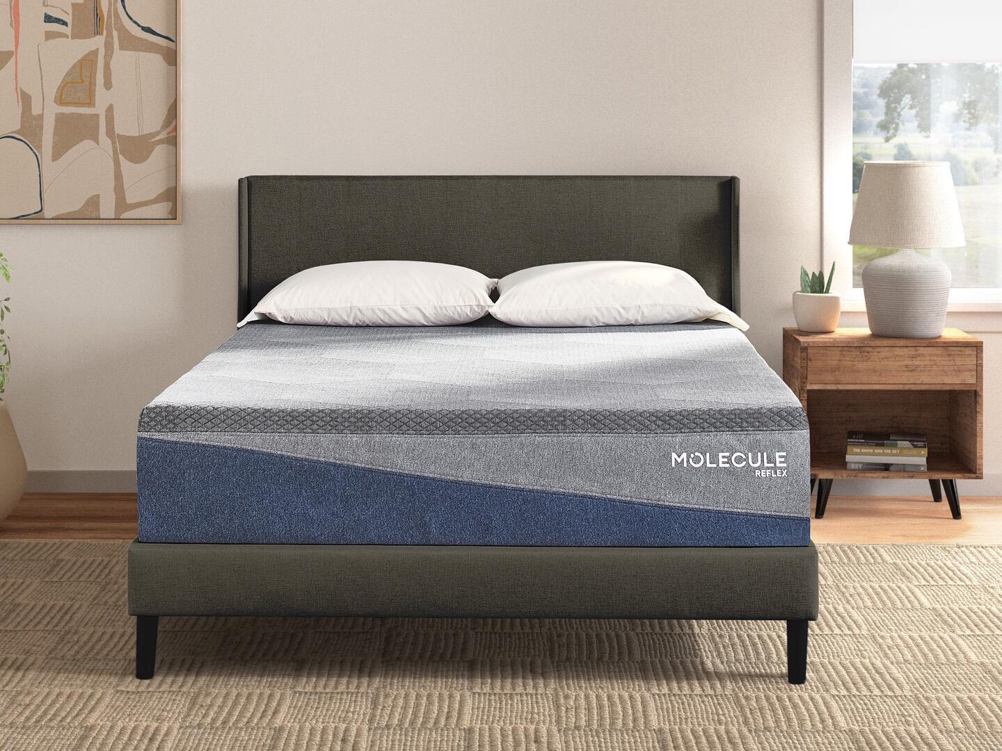 MOLECULE Reflex 12 Inch Plush Twin XL Mattress, Gray, large