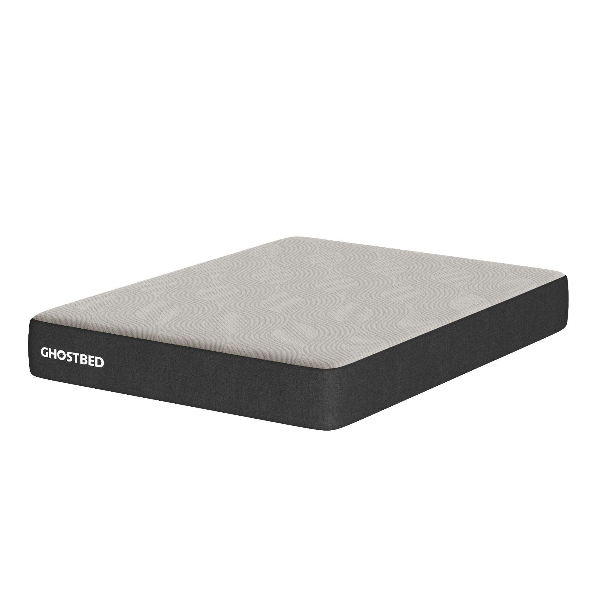 GhostBed Essential Firm Memory Foam Twin XL Mattress, White, large