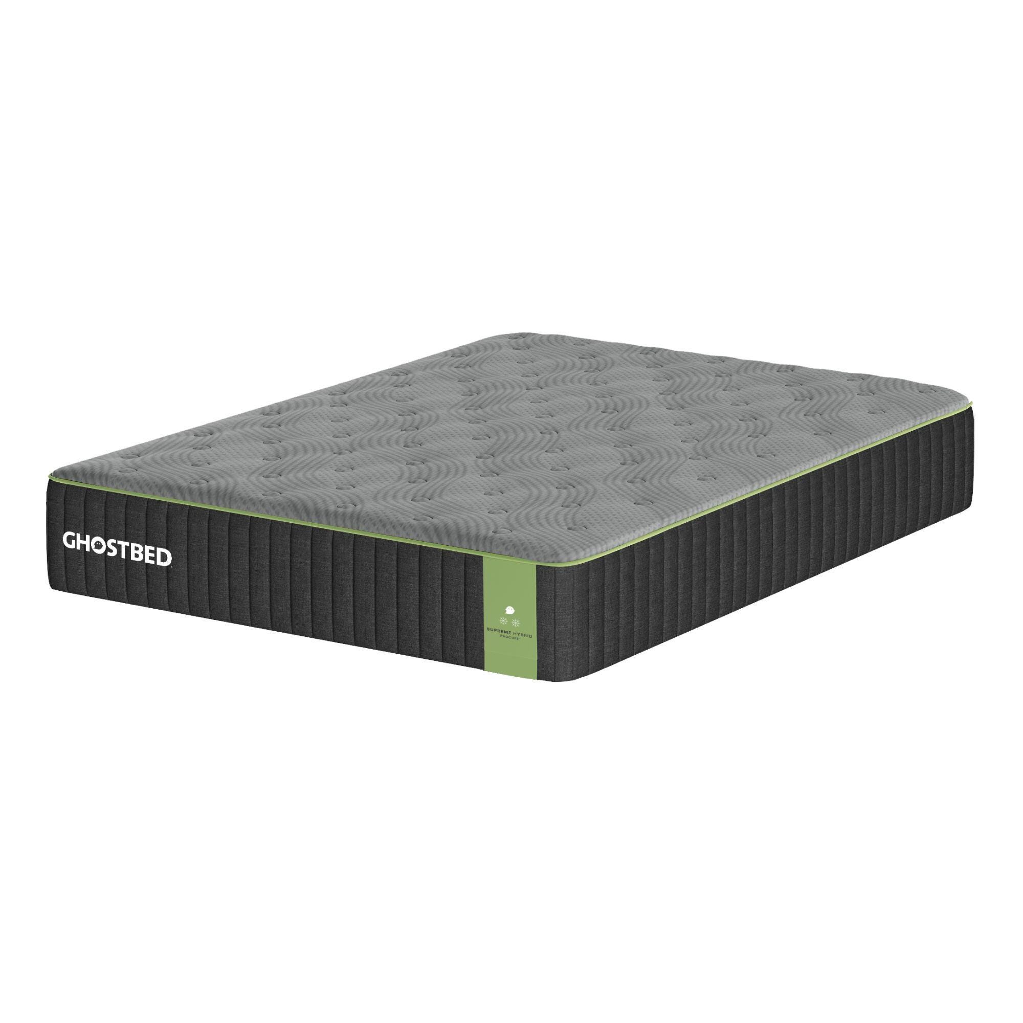 GhostBed Supreme Soft Hybrid Full Mattress, Gray, large