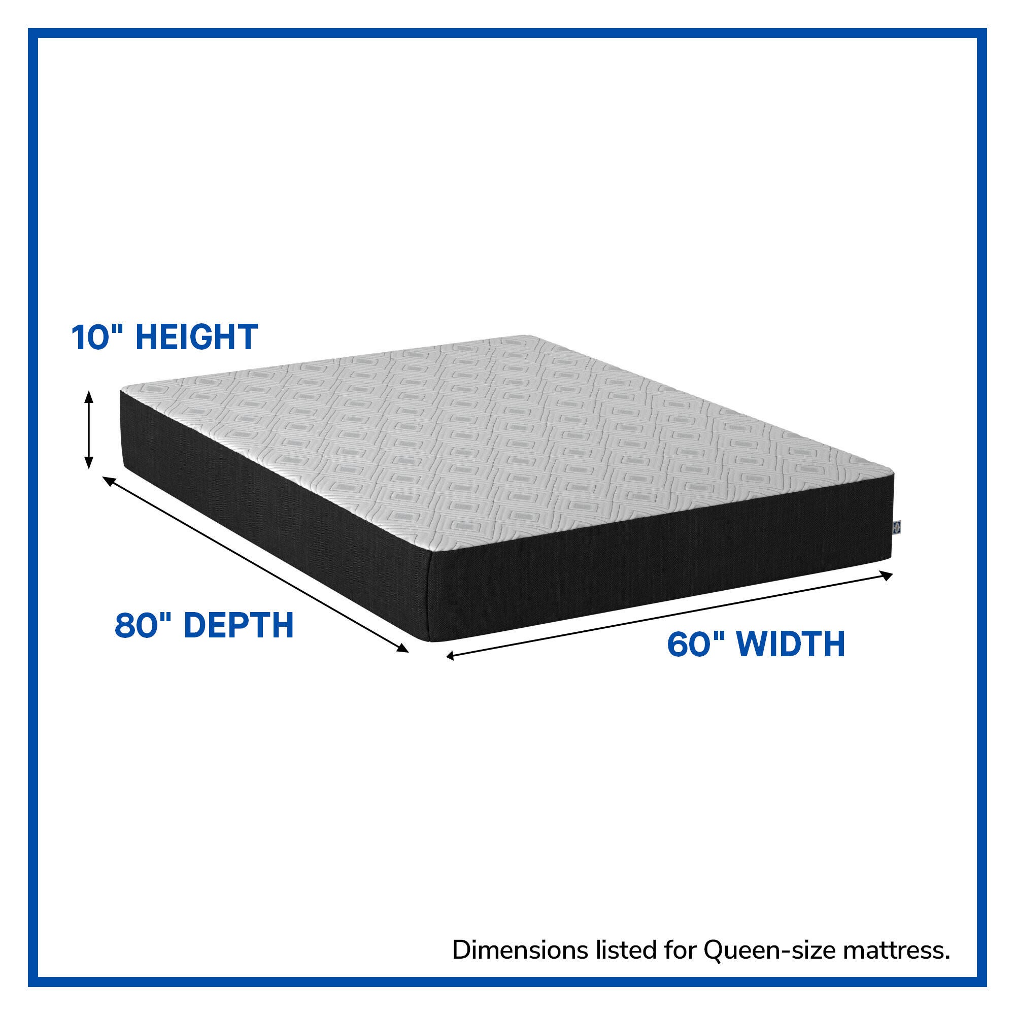 Sealy® Emerald 10" Queen Hybrid Bed