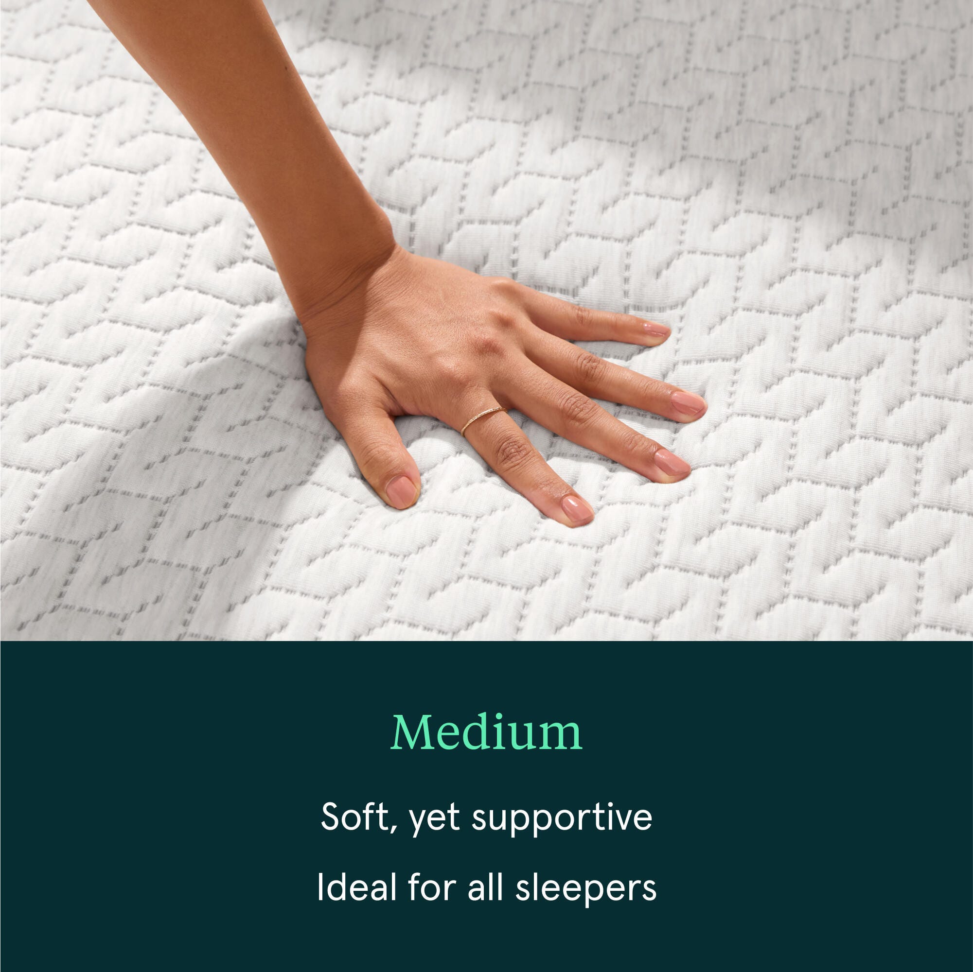 Tuft & Needle Original Foam 10" Medium Mattress -Queen, Off White, large