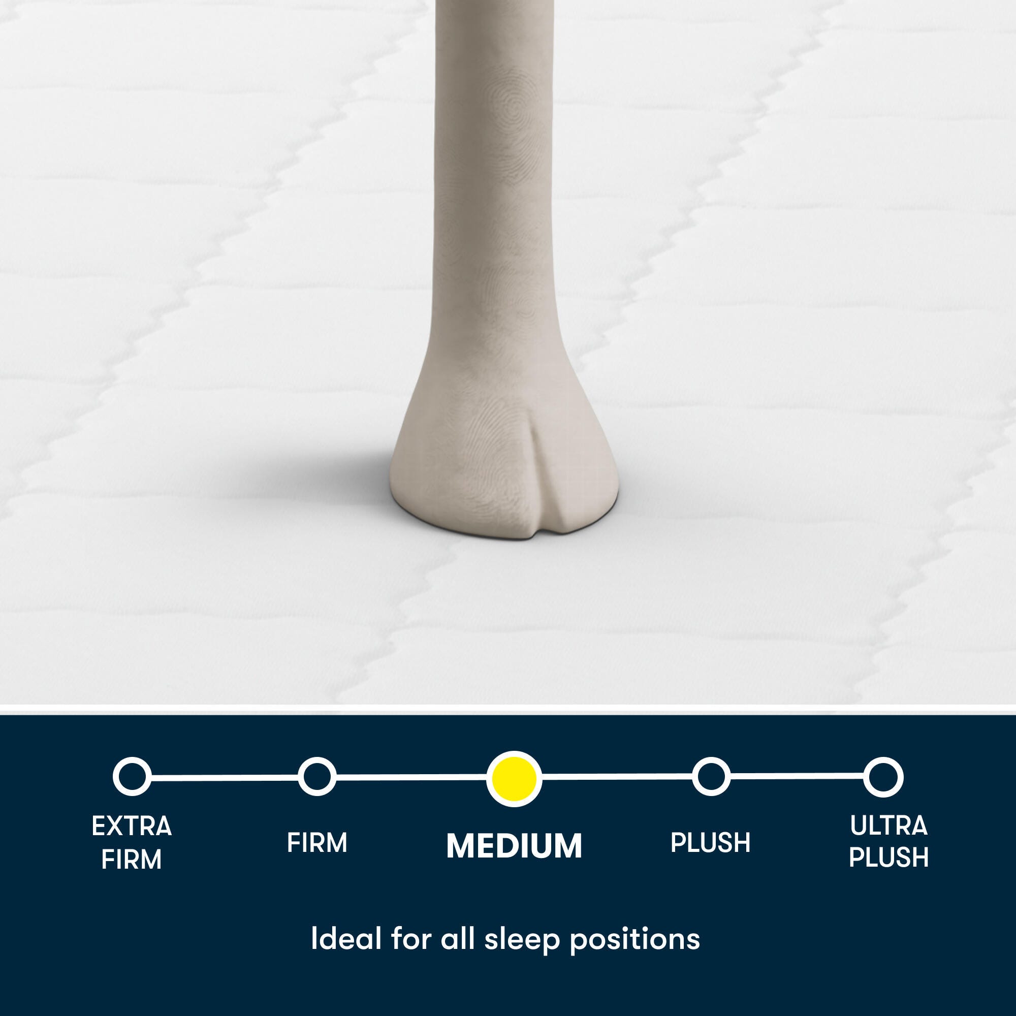 Serta Perfect Day 8" Medium King Mattress, Off White, large