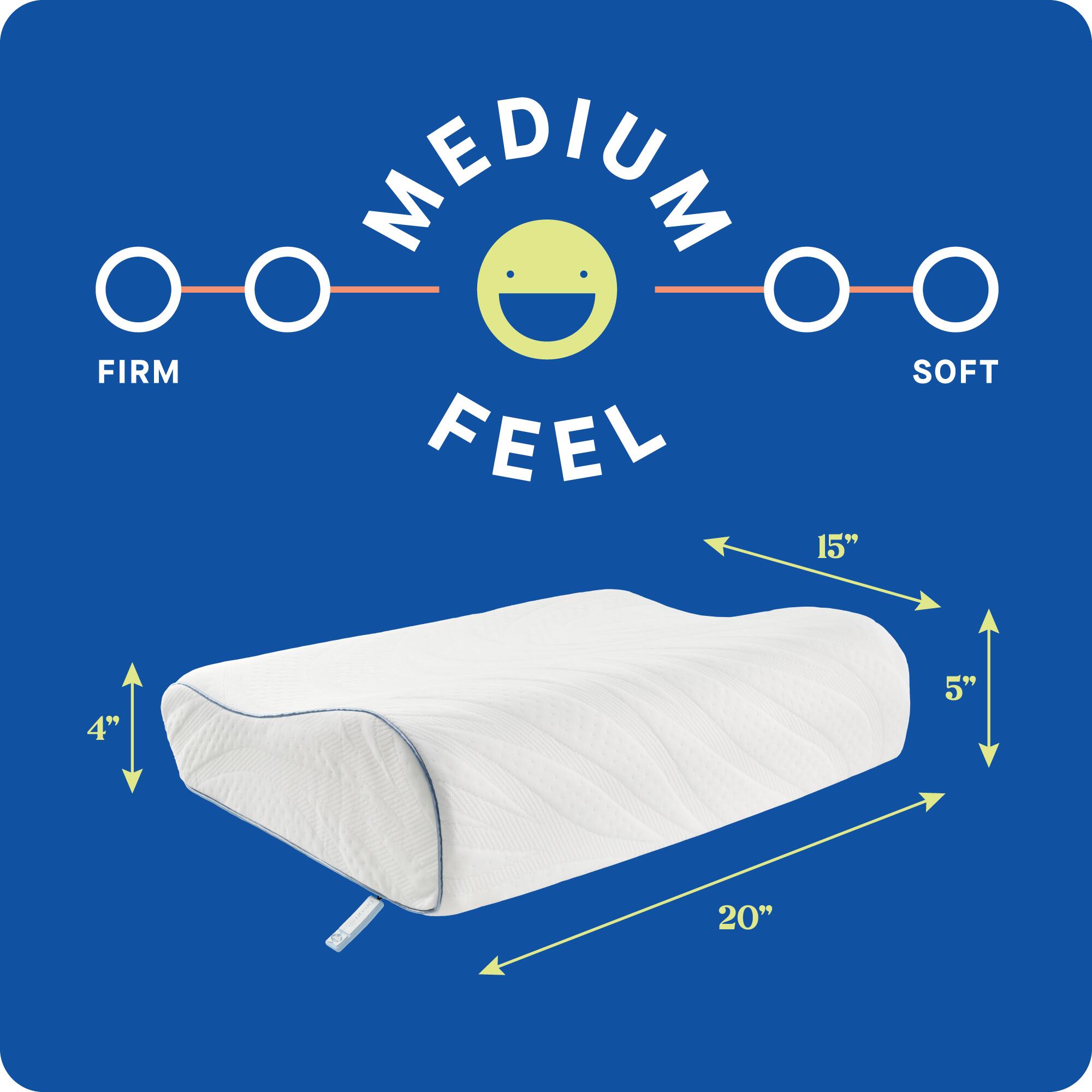 Sealy Dreamlife Ergonomic Standard Memory Foam Pillow, , large