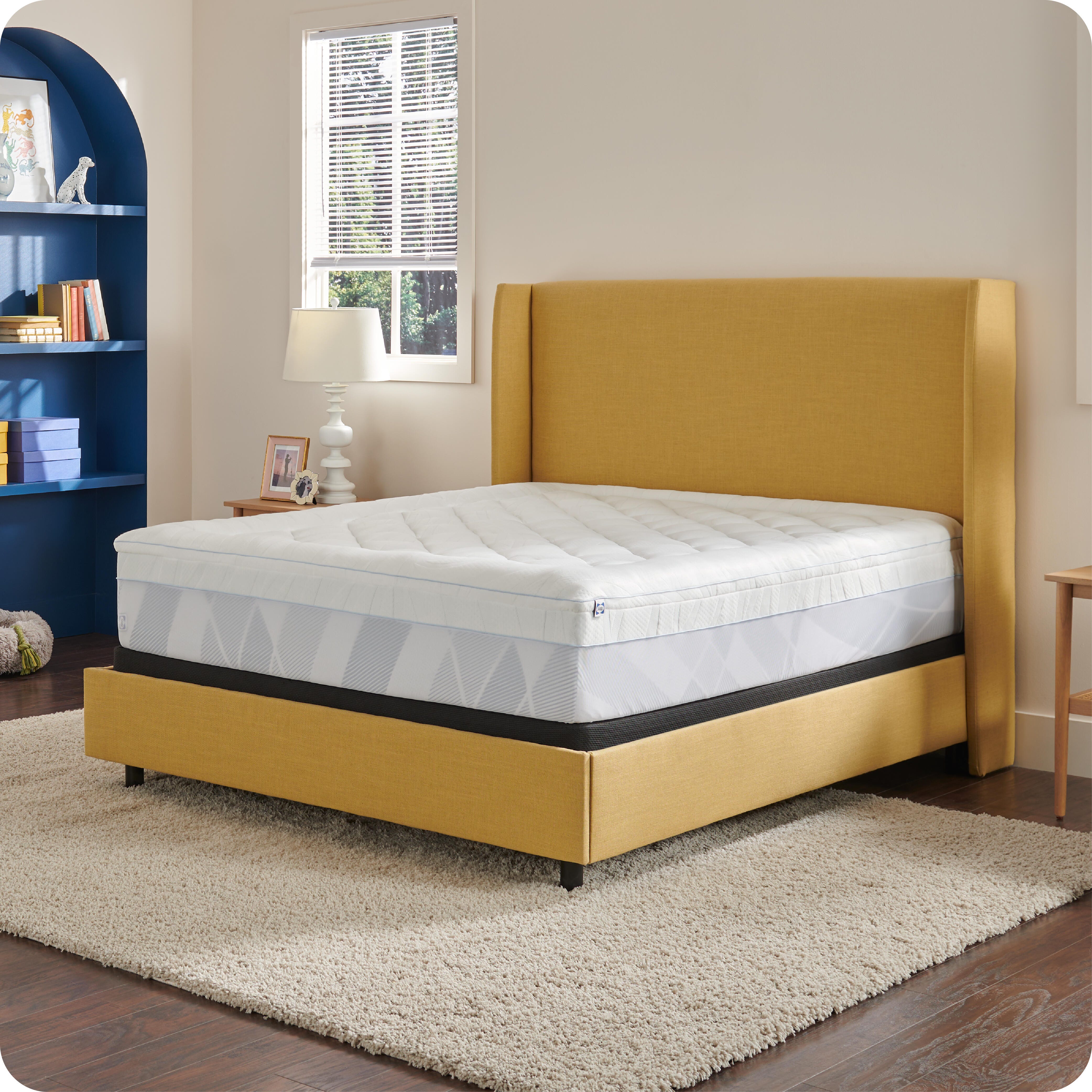 Sealy Dreamlife Twin Mattress Topper, White, large