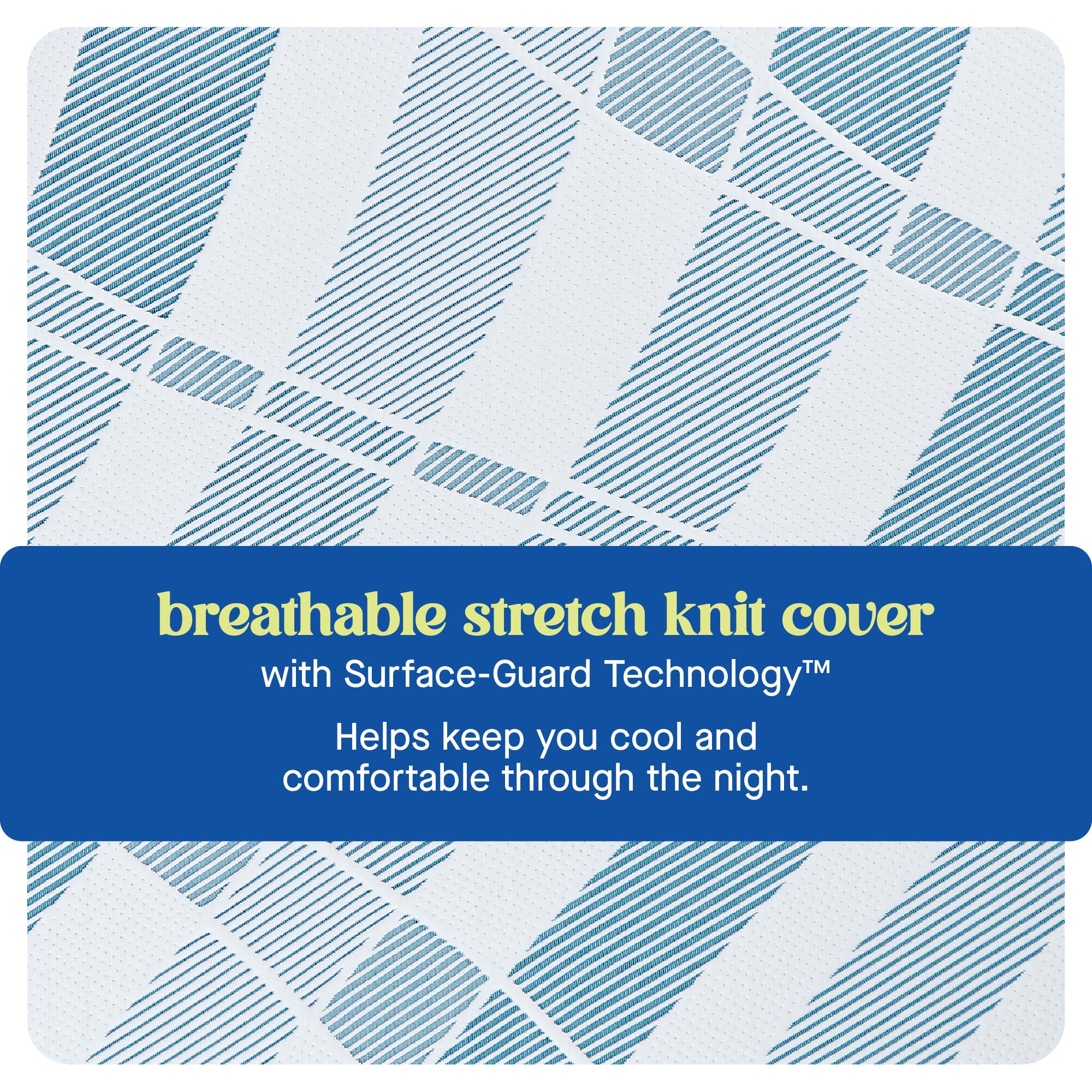 Sealy Dreamlife Medium Hybrid King Mattress, Blue/White/Gray, large