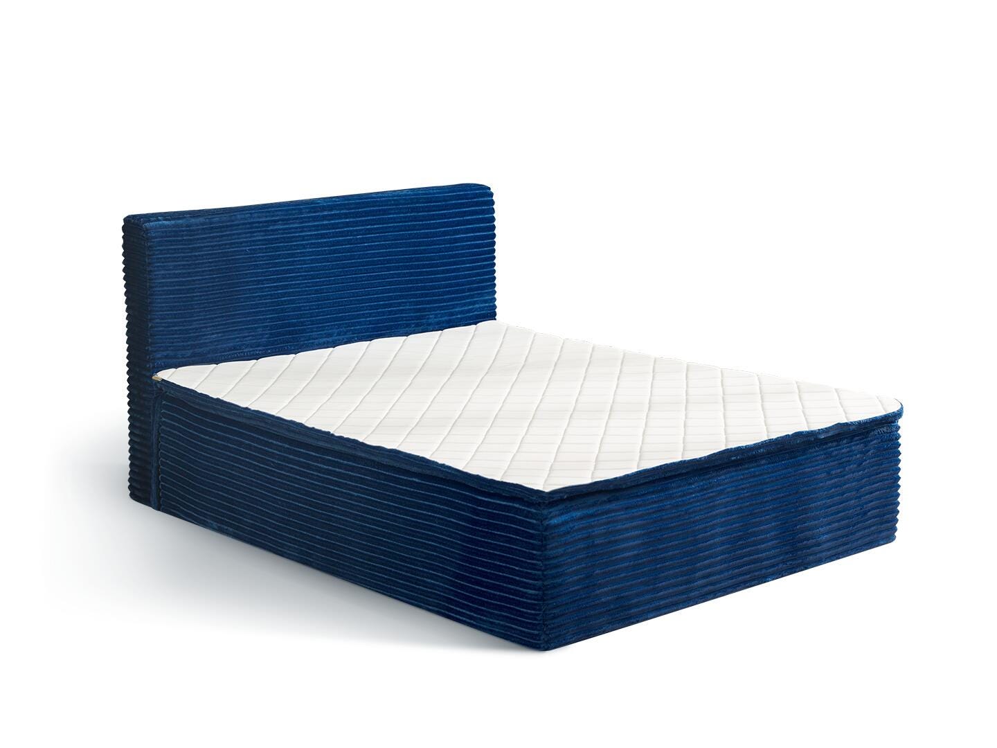 HOMLUX Medium Full Mattress, Blue, large