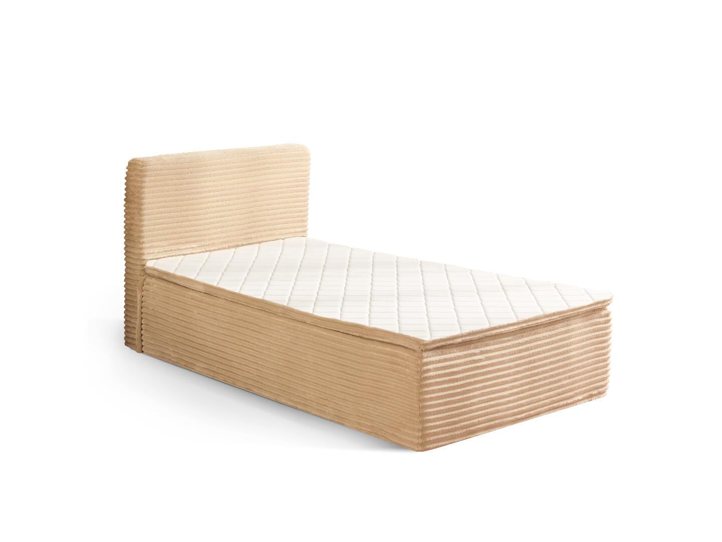 HOMLUX Medium Twin Mattress, Beige, large