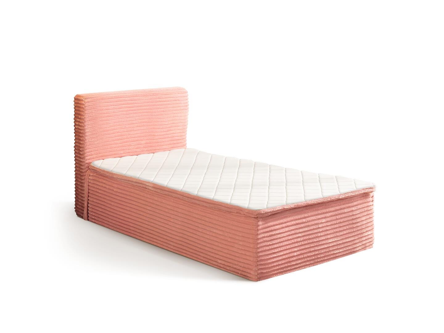 HOMLUX Medium Twin Mattress, Pink, large