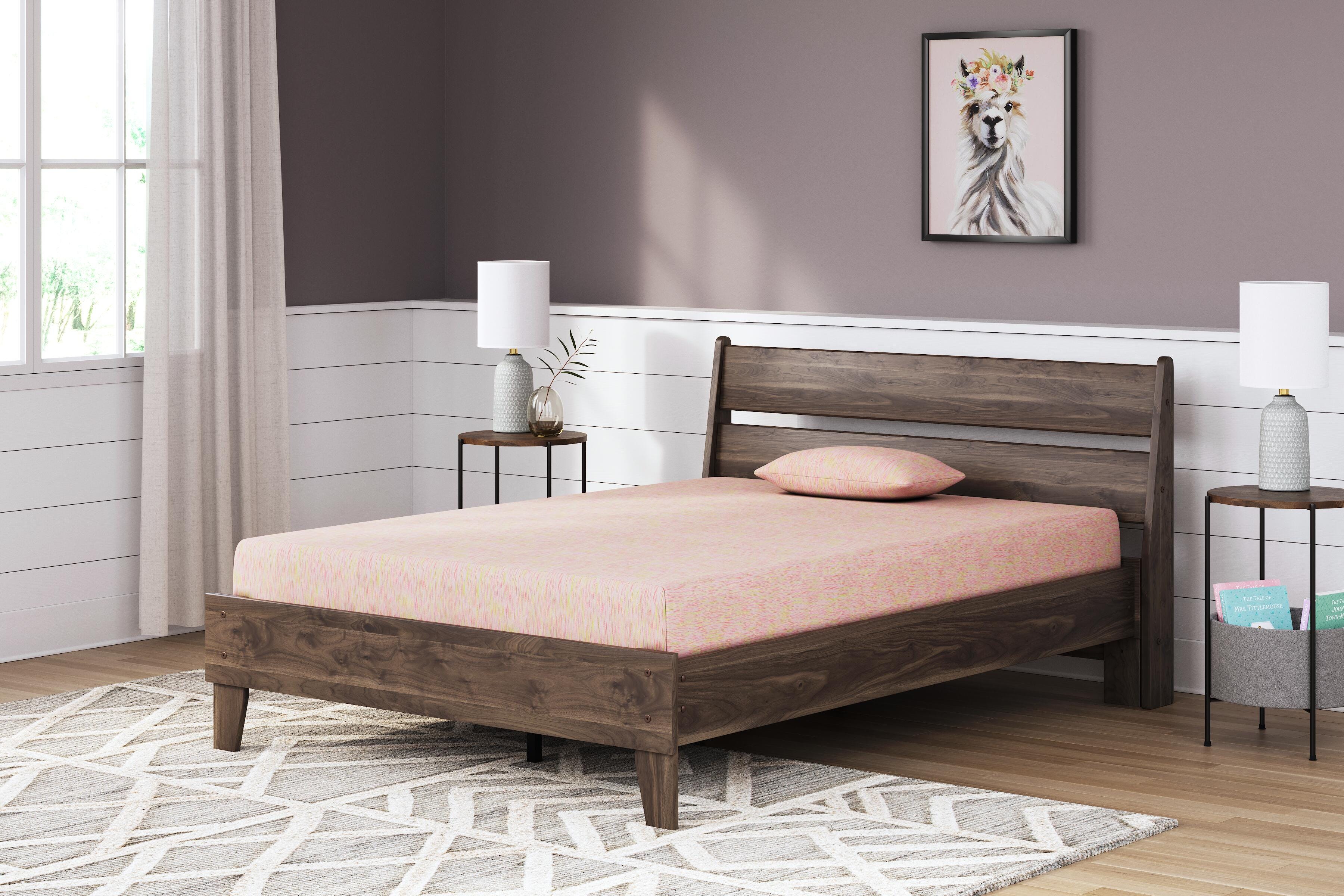 iKidz Pink Twin Mattress and Pillow, Pink, large