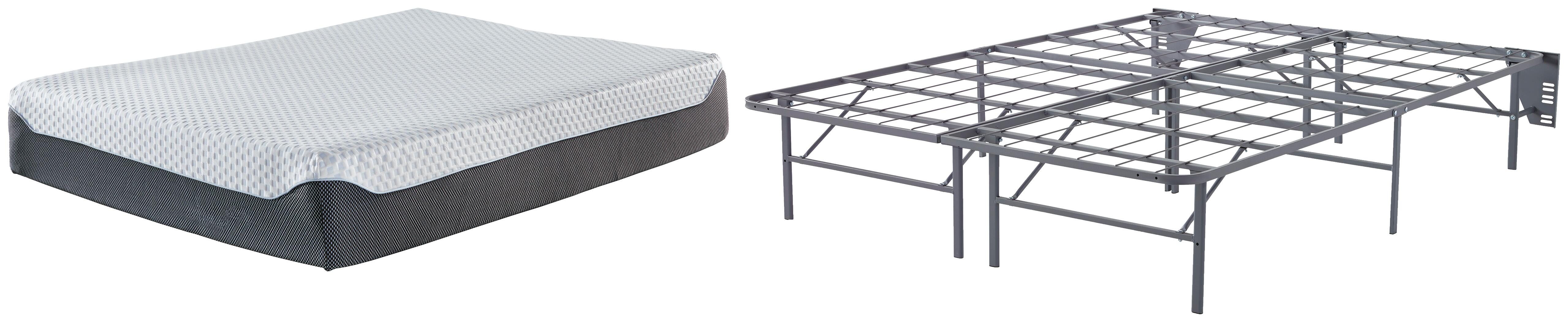 12 Inch Chime Elite Queen Foundation with Mattress - image 1