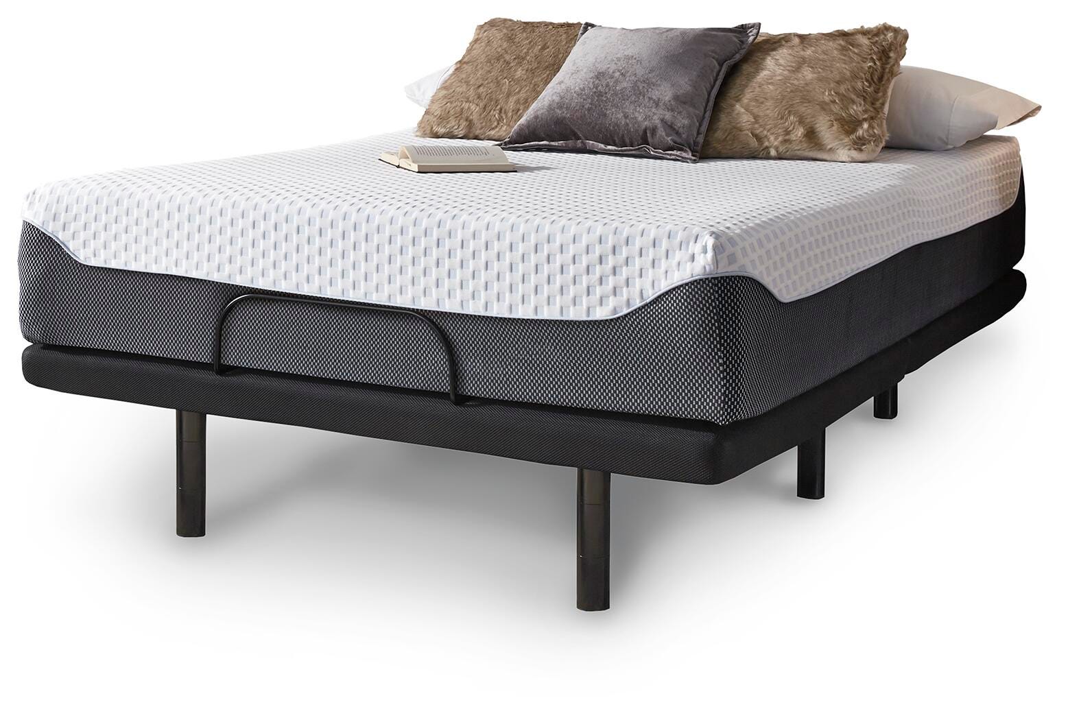 12 Inch Chime Elite Queen Adjustable Base with Foundation - image 1