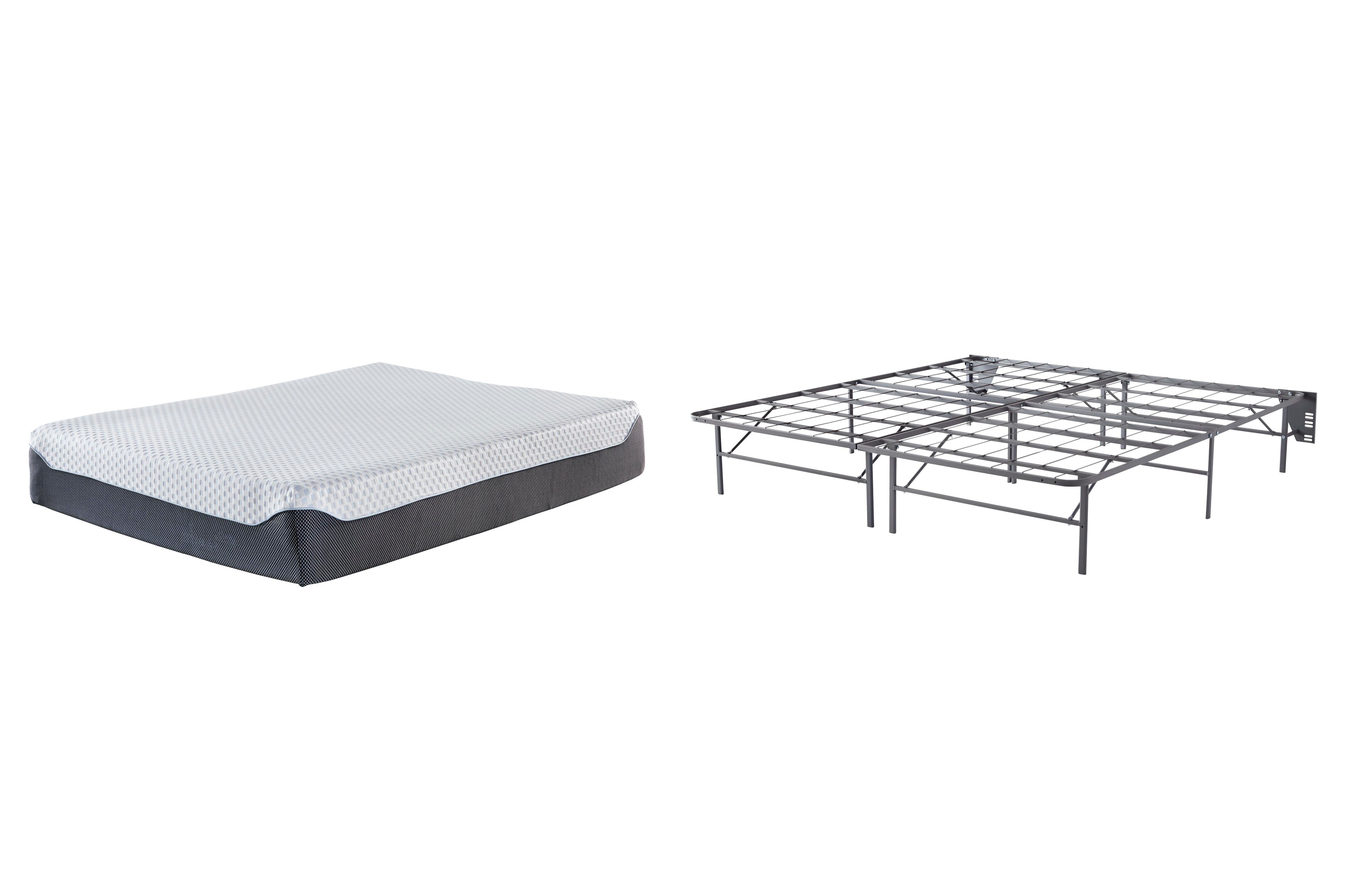 12 Inch Chime Elite King Foundation with Mattress - image 1