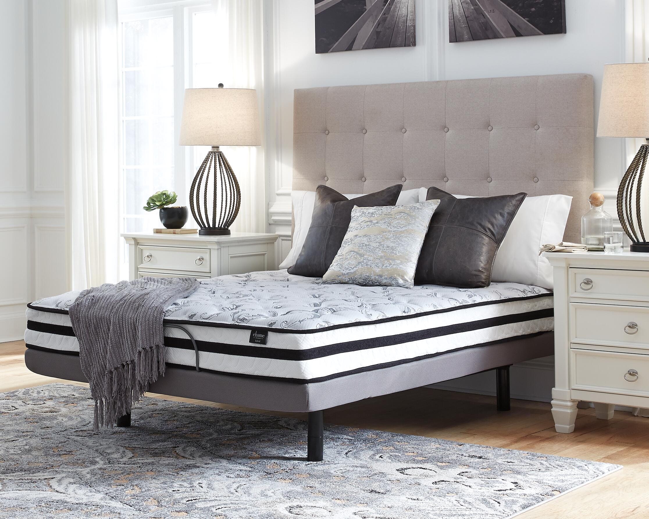 Chime 8 Inch Firm Innerspring Full Mattress | Ashley