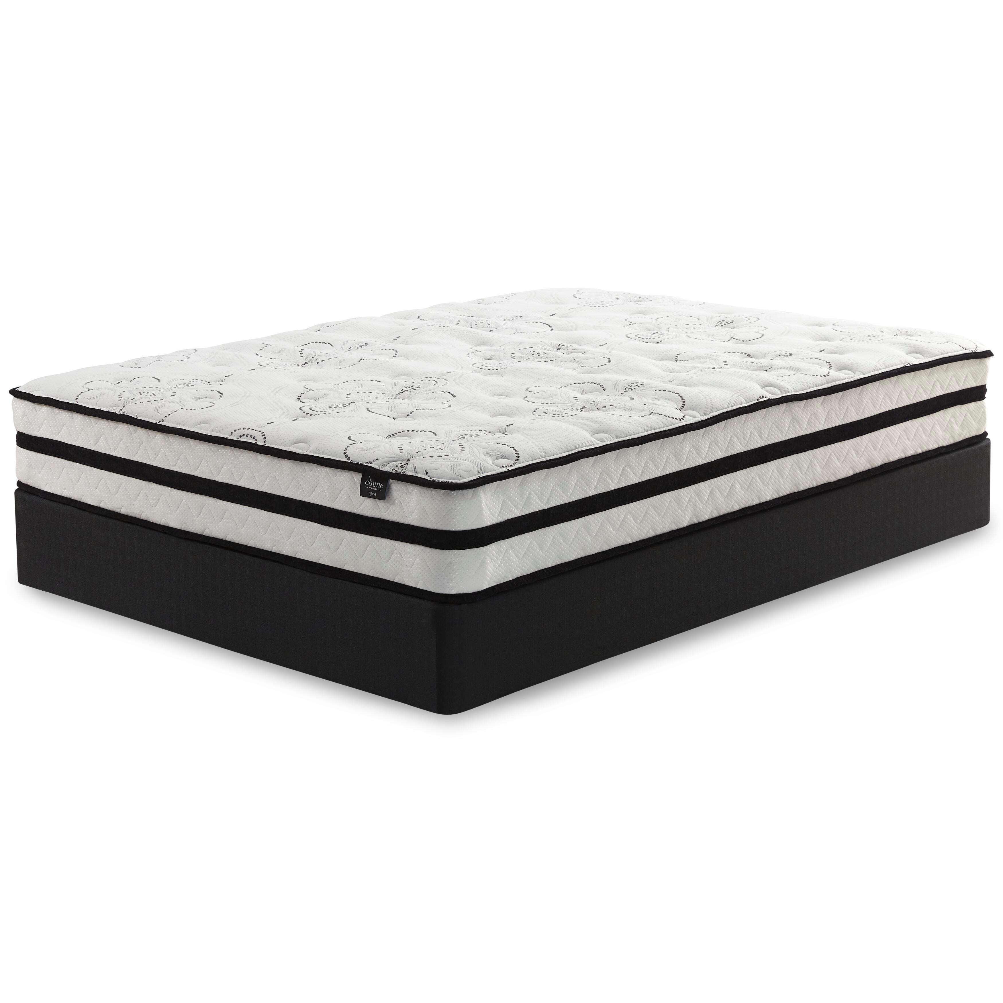 Chime 10 Inch Medium Hybrid California King Mattress | Ashley