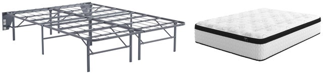 Chime 12 Inch Hybrid Full Mattress with Foundation