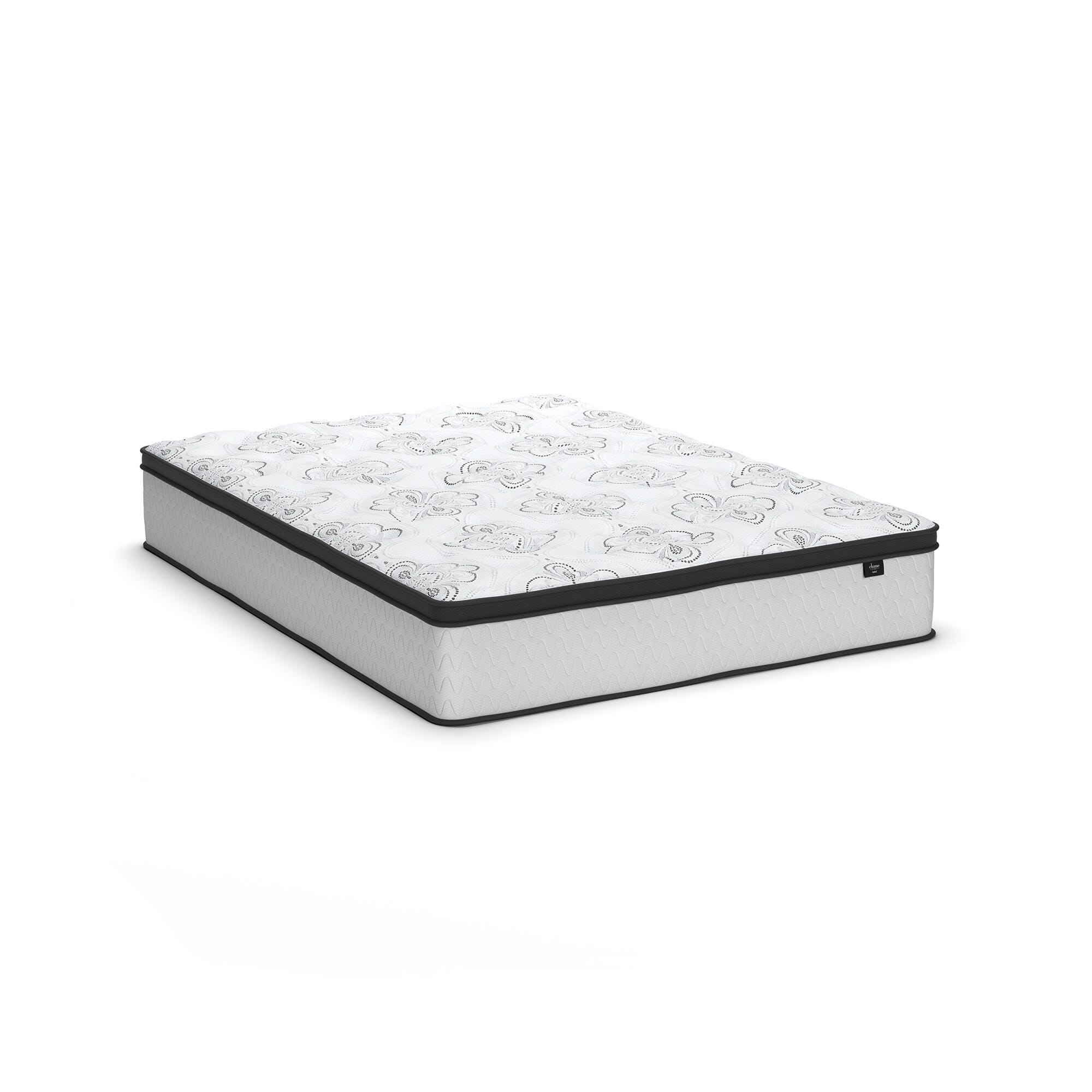 Finch Queen Platform Bed with Mattress, Black, large