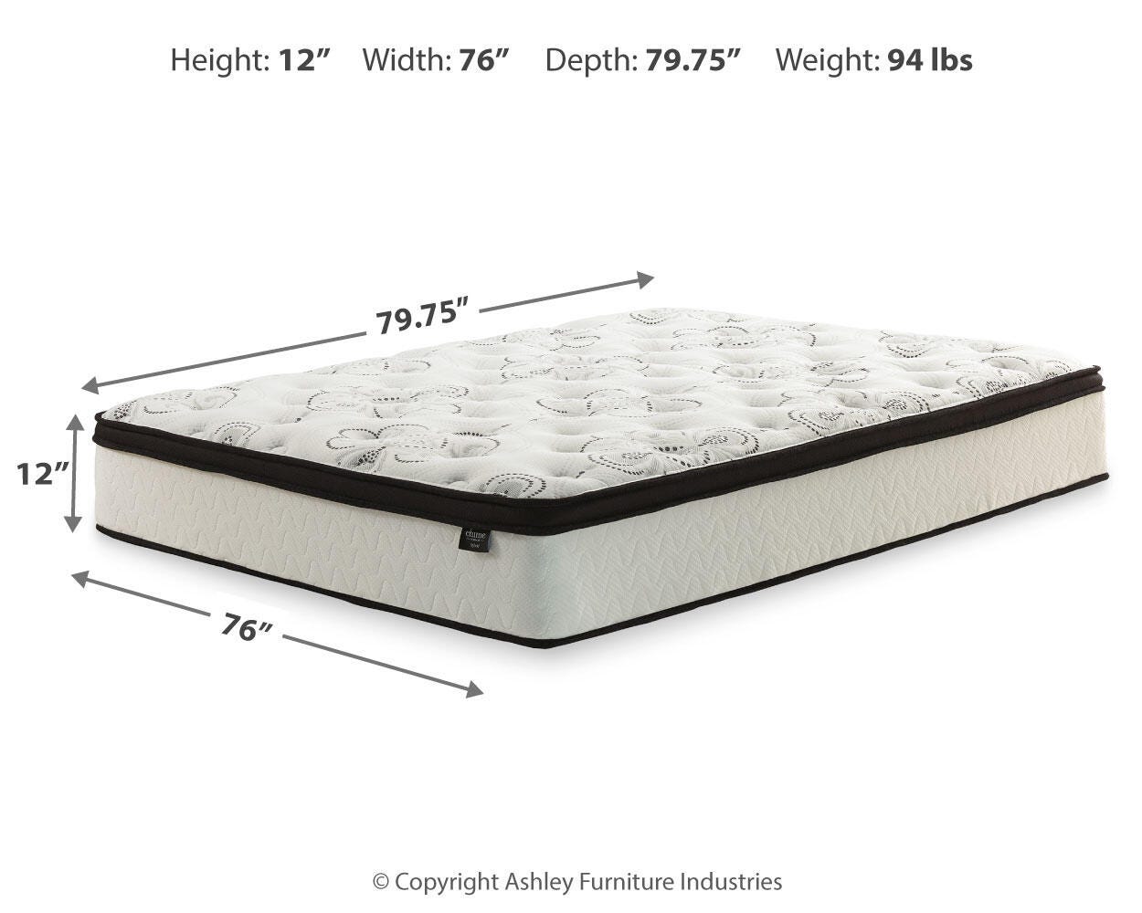 Chime 12 Inch Hybrid King Mattress - image 4